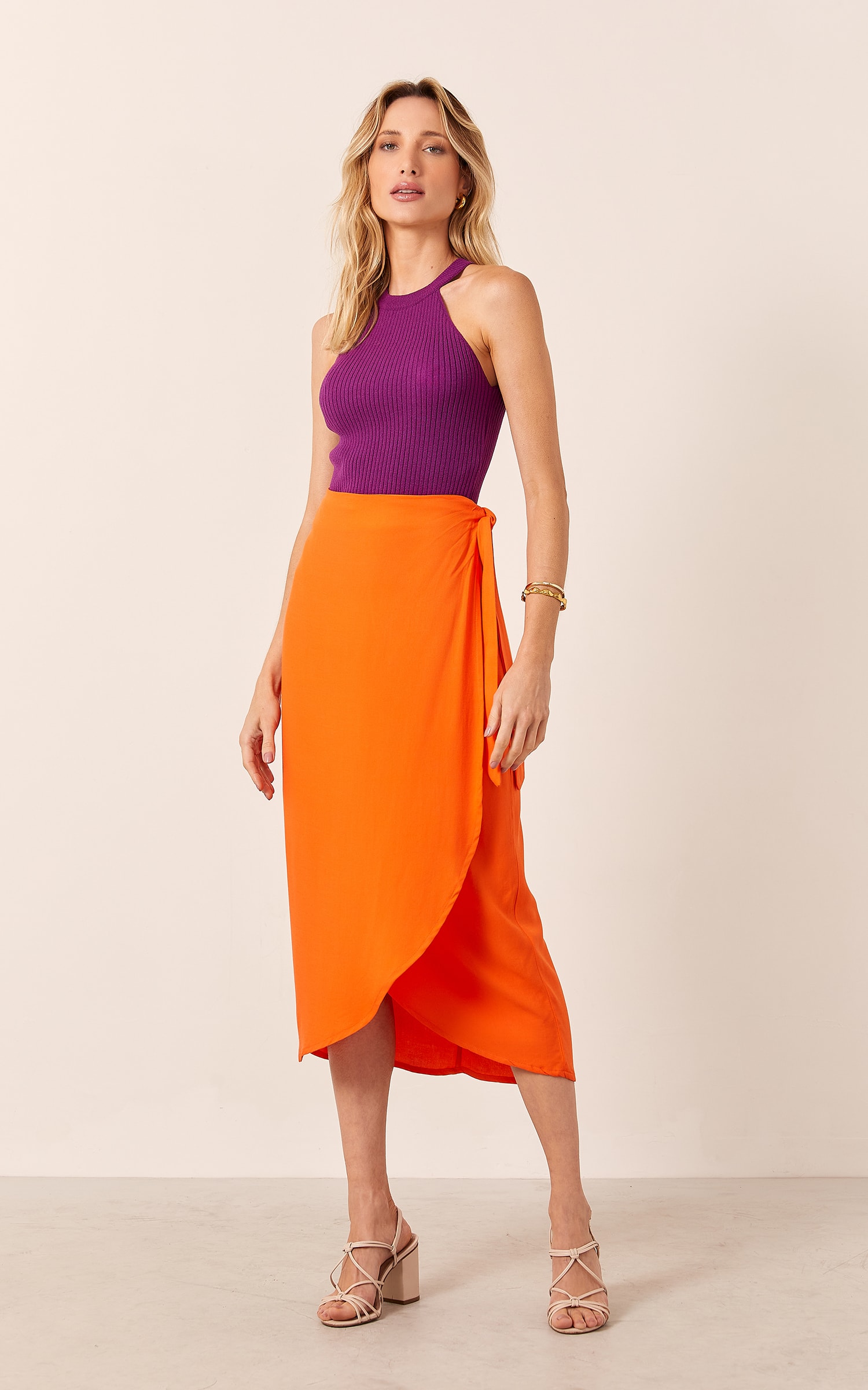 Blusa Tricot Cava Americana Amora