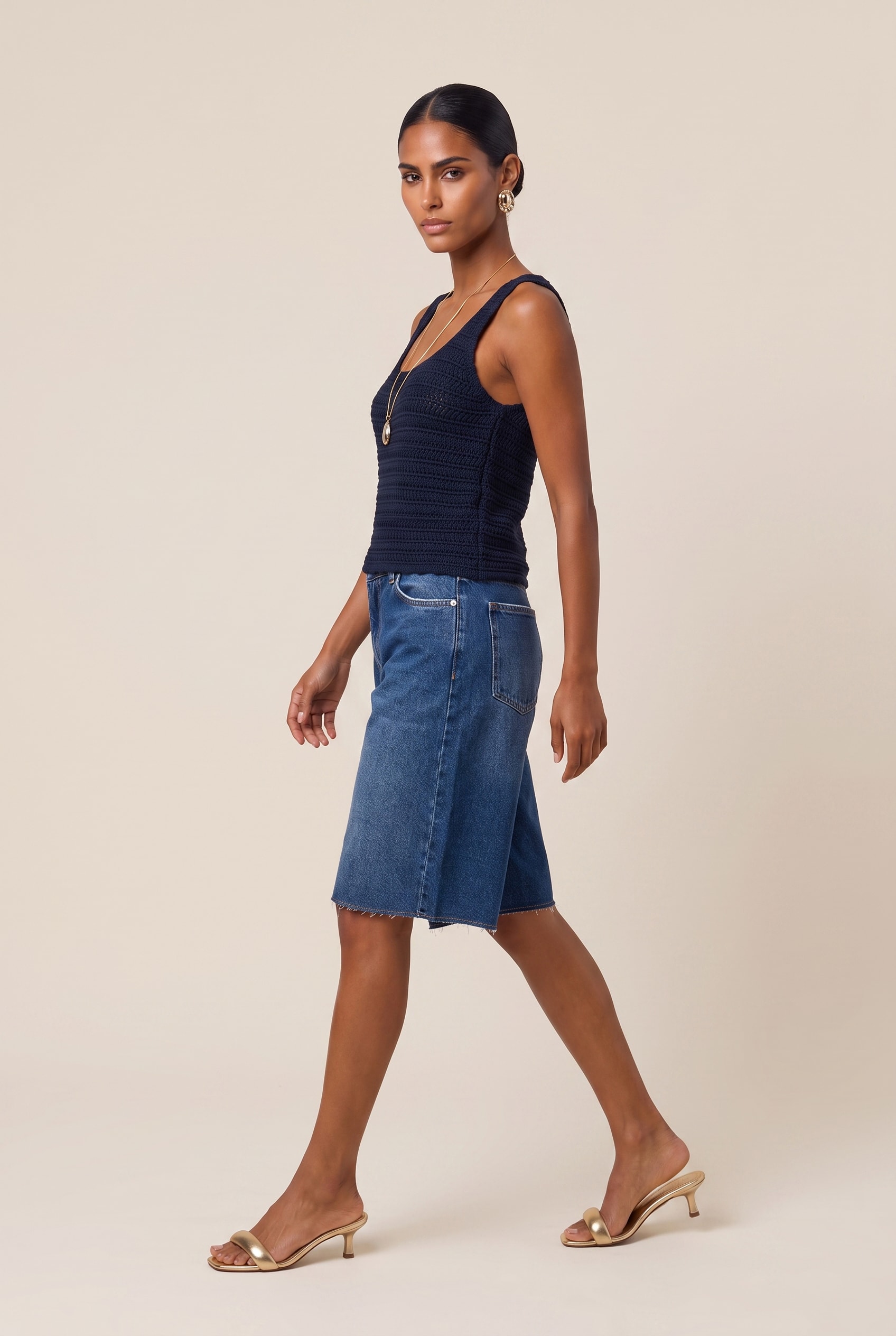Blusa Tricot Fresh Marinho