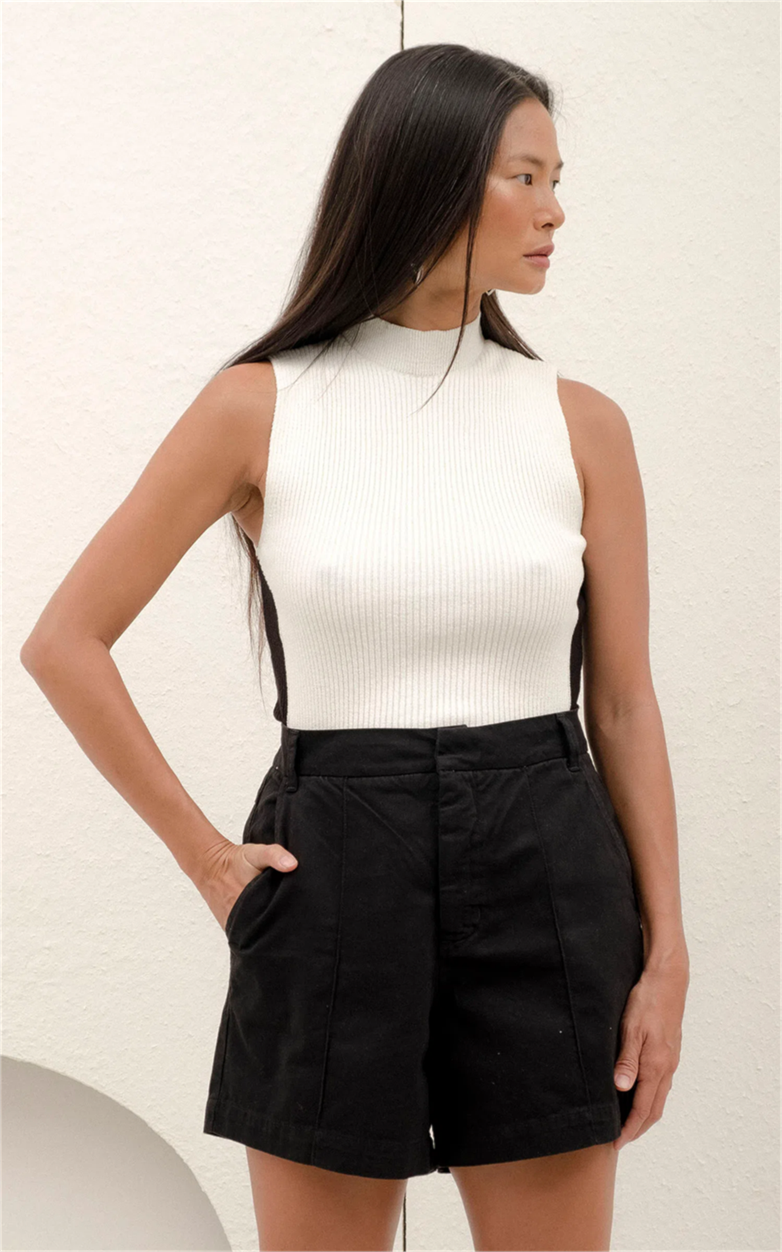 Blusa Tricot Ilha Off White