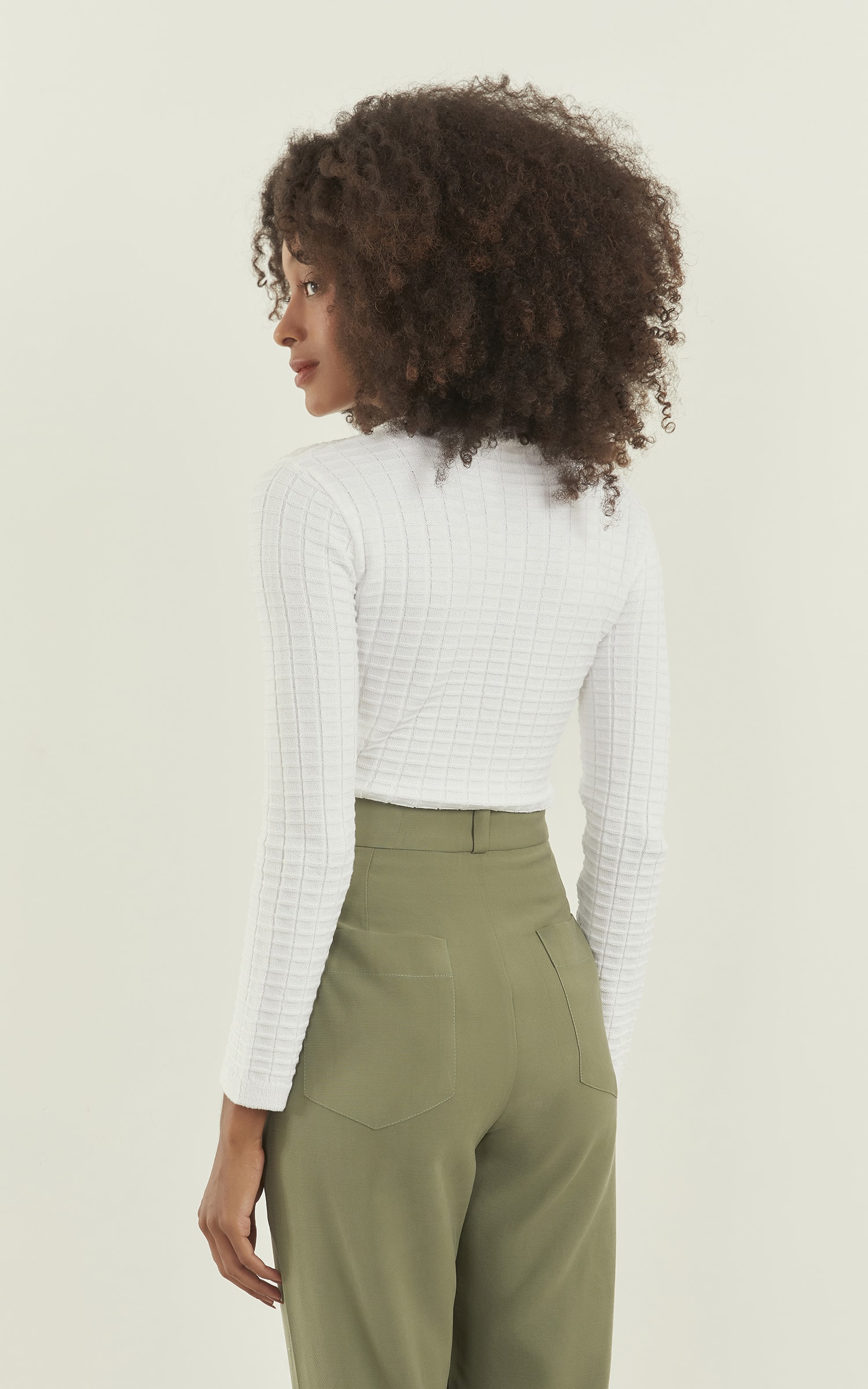 Blusa Tricot New Look Off White