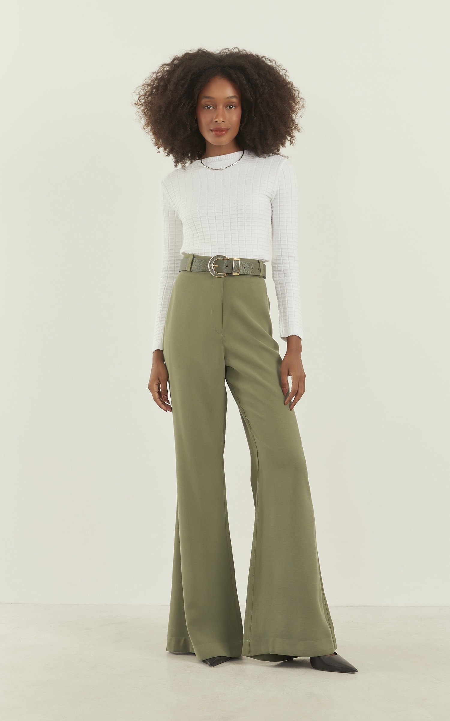 Blusa Tricot New Look Off White