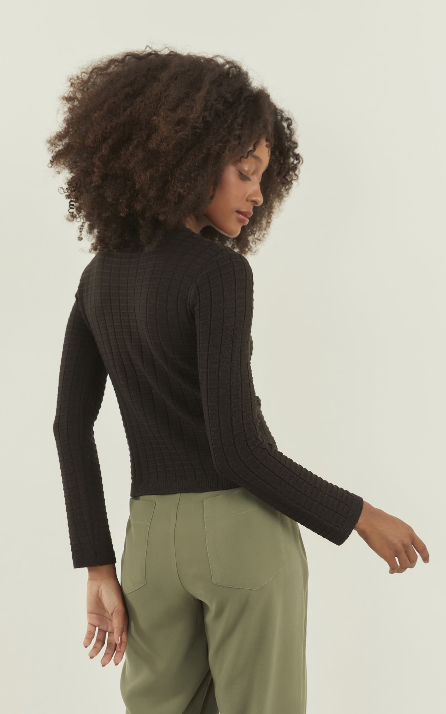 Blusa Tricot New Look Preto