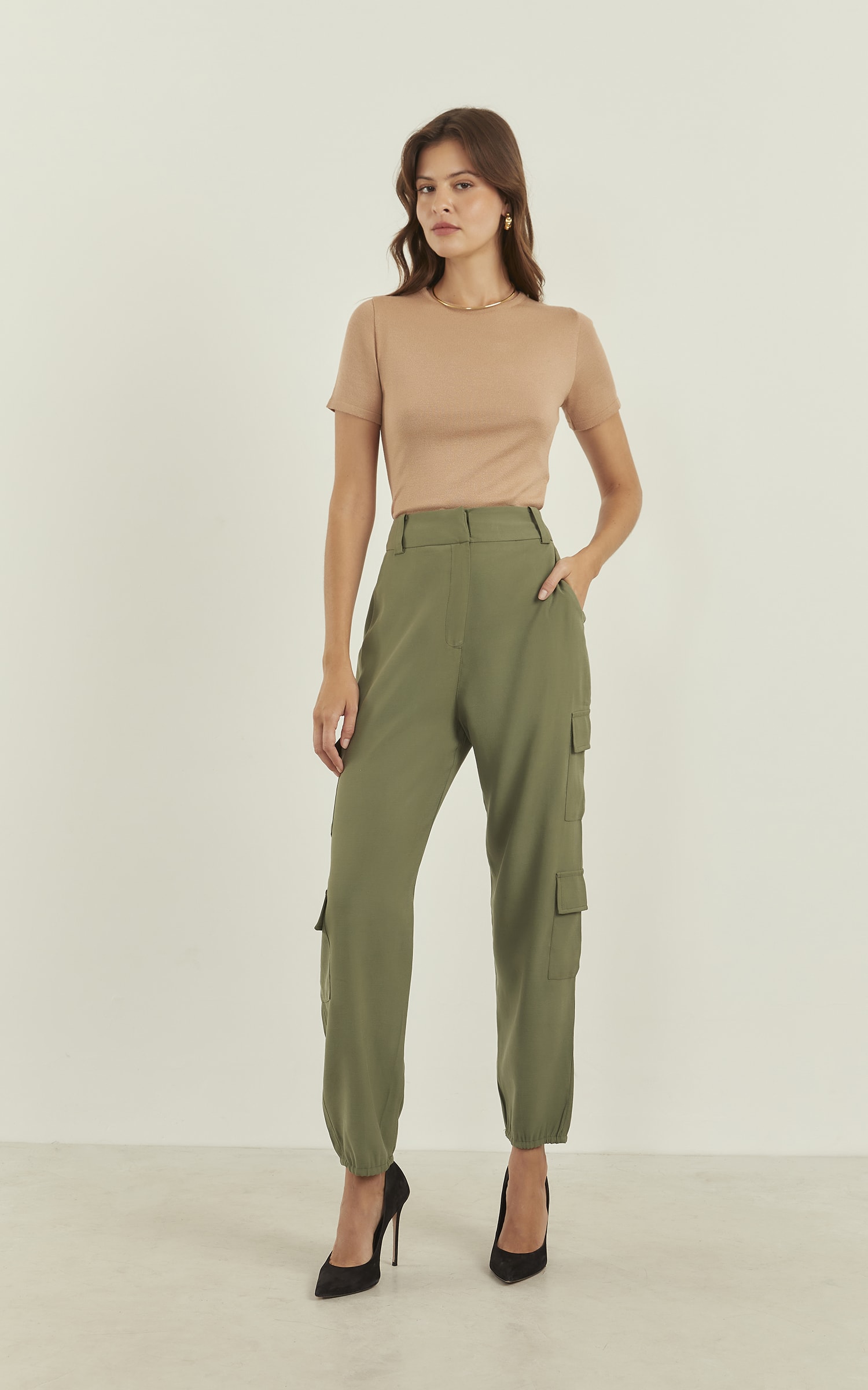Blusa Tricot Origem New Amêndoa
