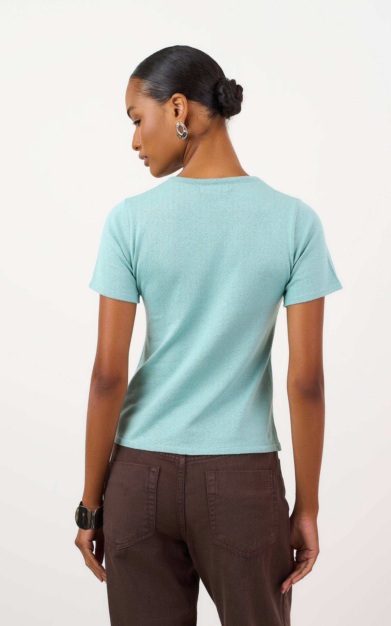 Blusa Tricot Origem New Azul Sereno