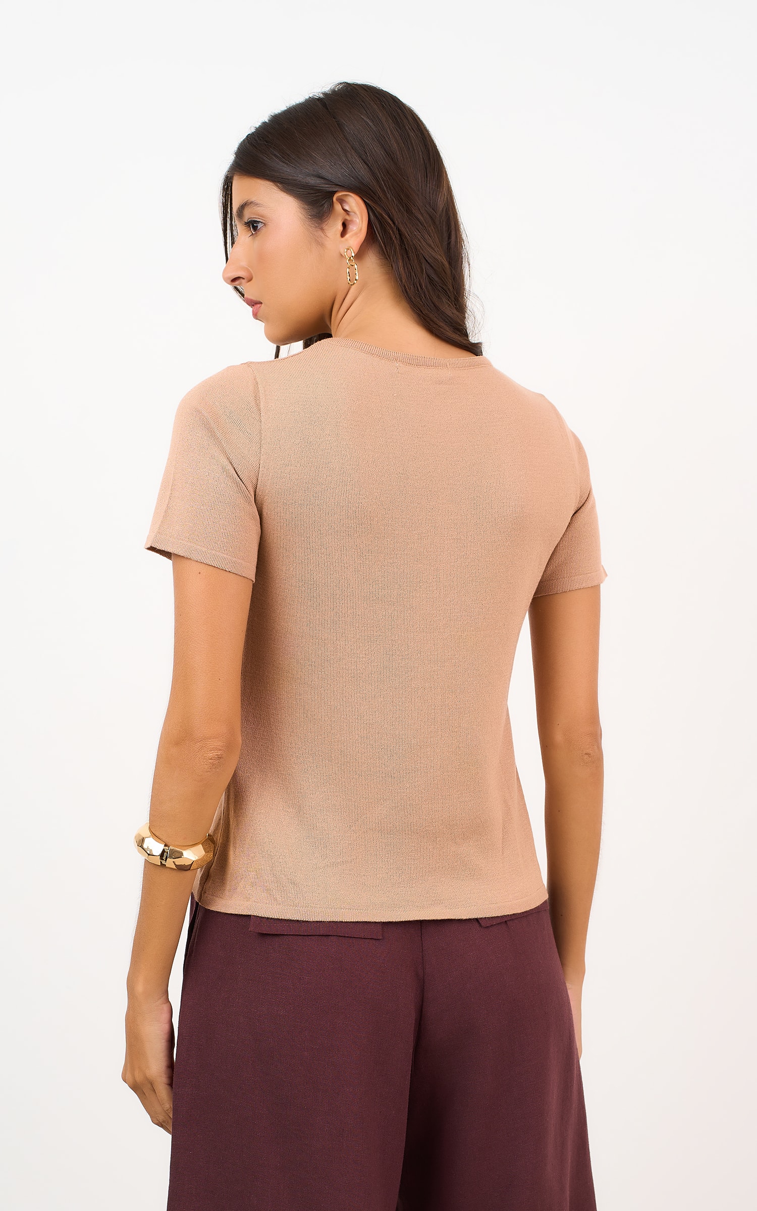 Blusa Tricot Origem New Caqui