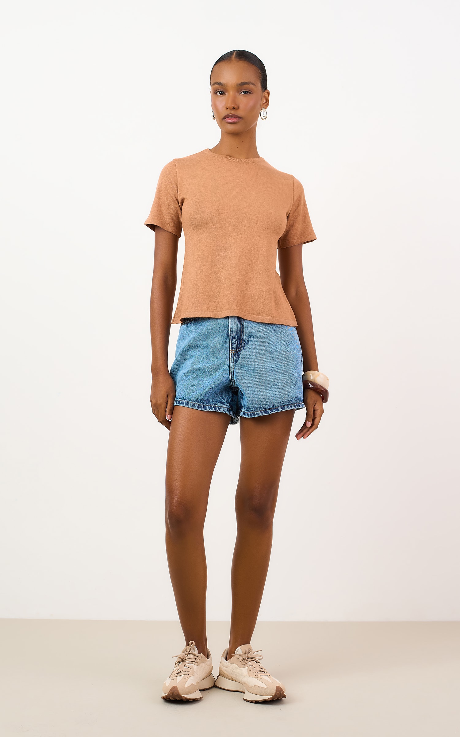 Blusa Tricot Origem New Caqui