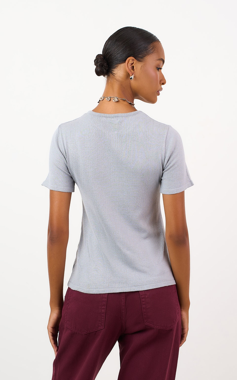 Blusa Tricot Origem New Cinza