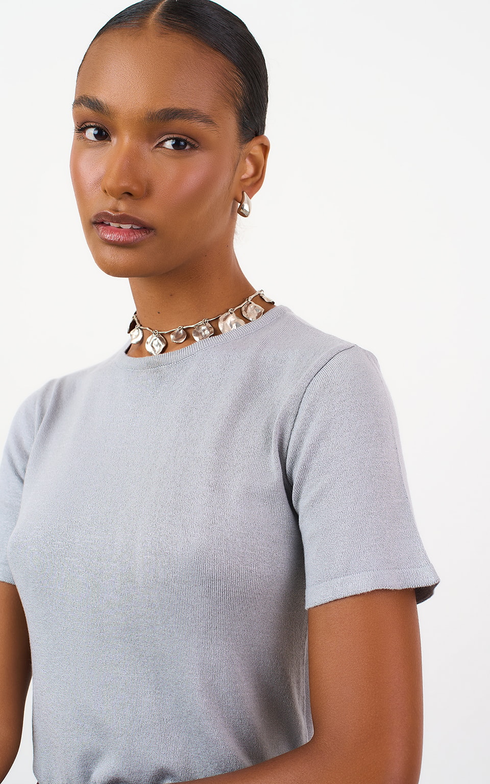 Blusa Tricot Origem New Cinza
