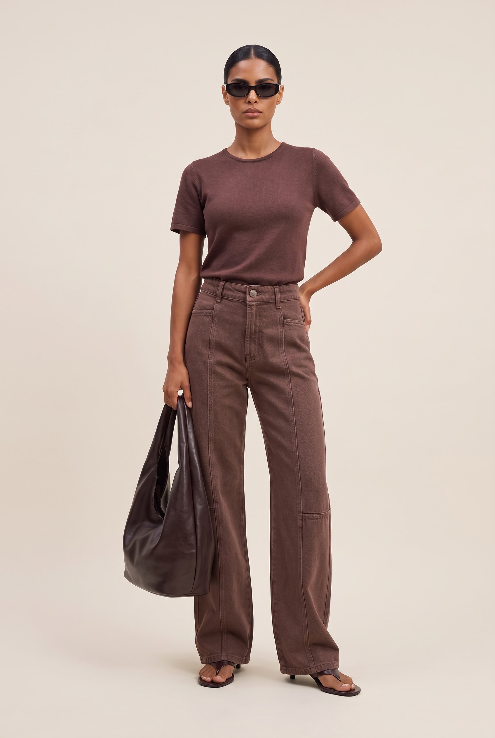 Blusa Tricot Origem New Marrom