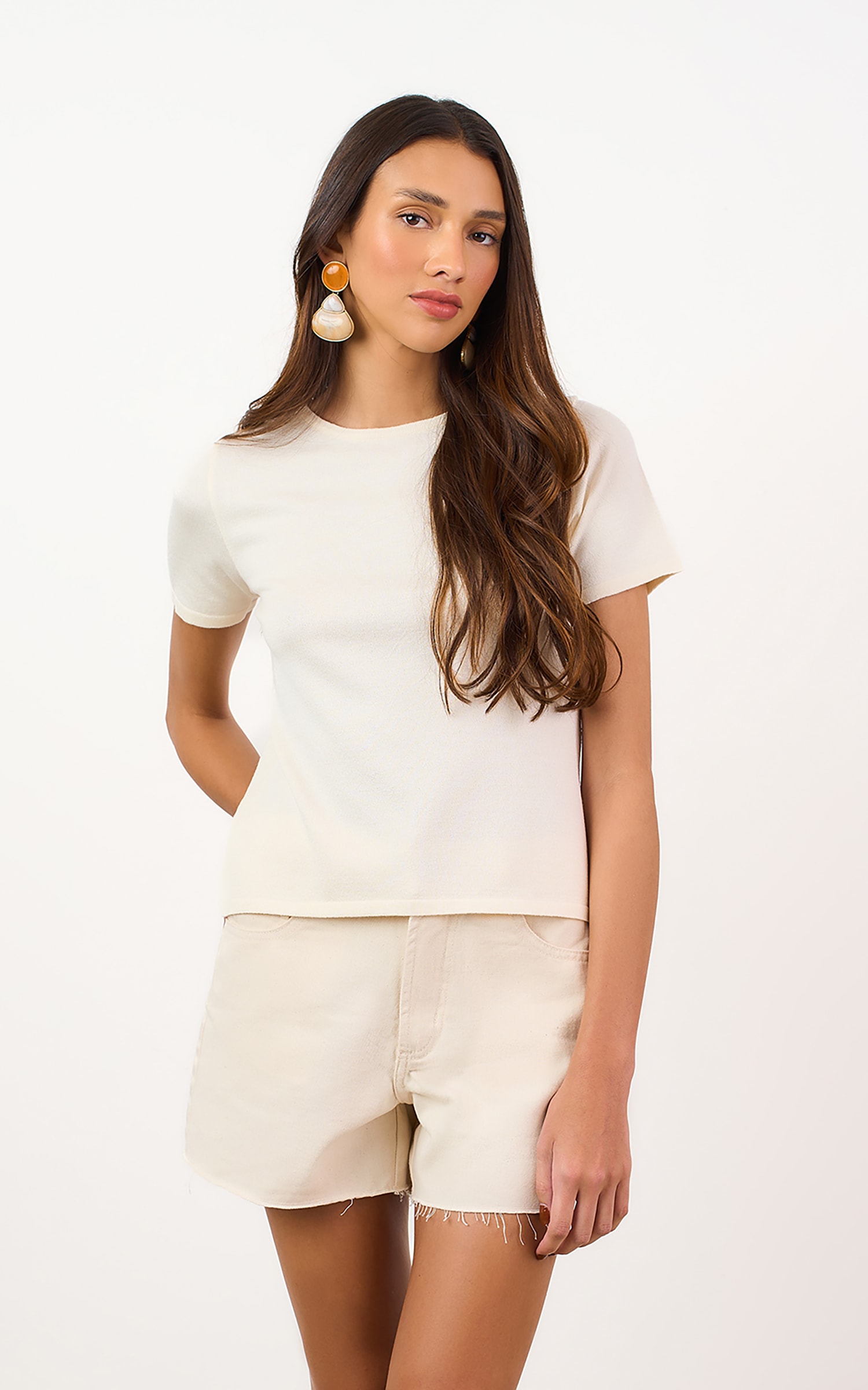 Blusa Tricot Origem New Off White
