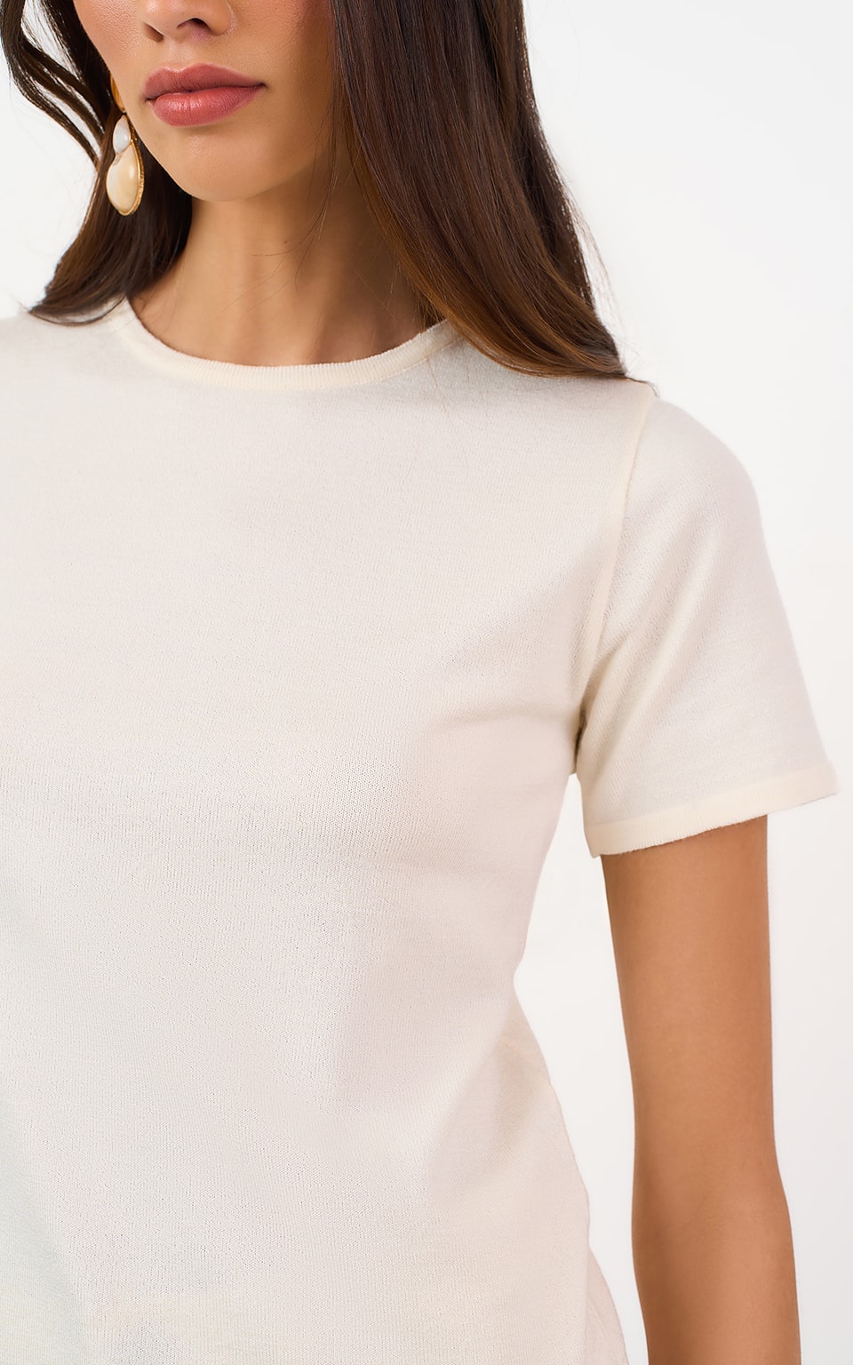 Blusa Tricot Origem New Off White