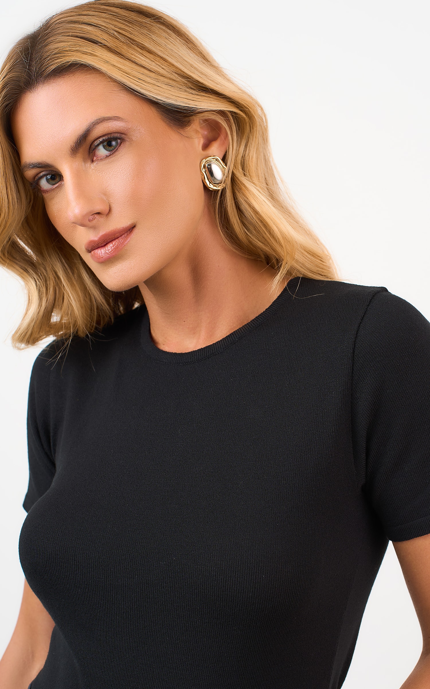 Blusa Tricot Origem New Preto