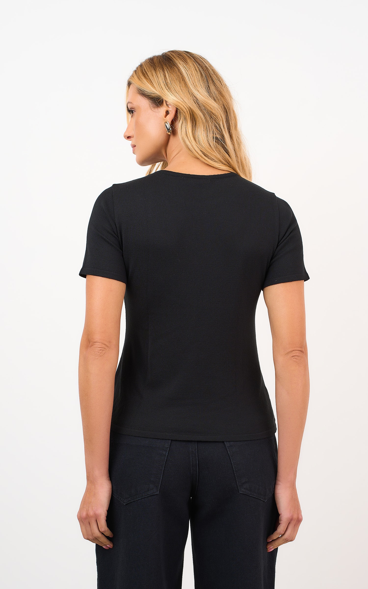 Blusa Tricot Origem New Preto