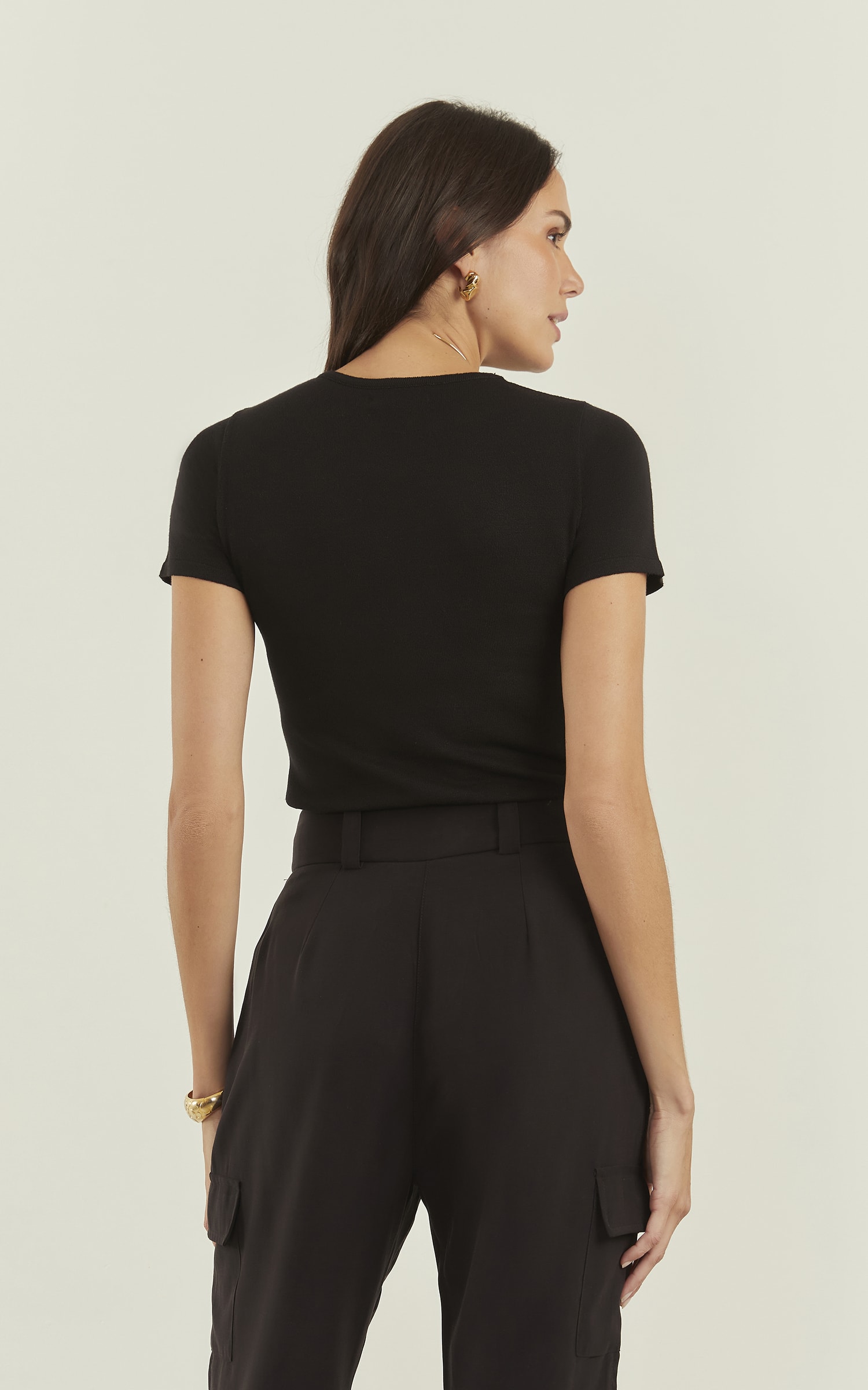 Blusa Tricot Origem New Preto