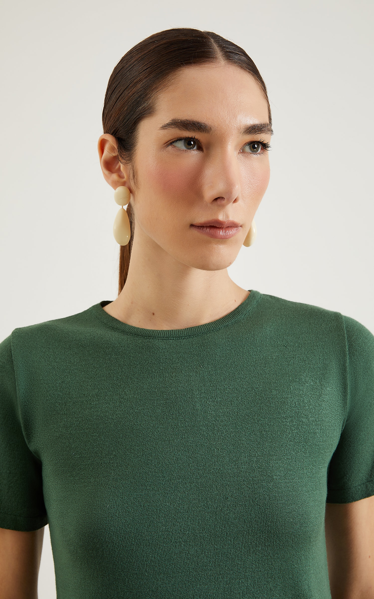 Blusa Tricot Origem New Verde Militar