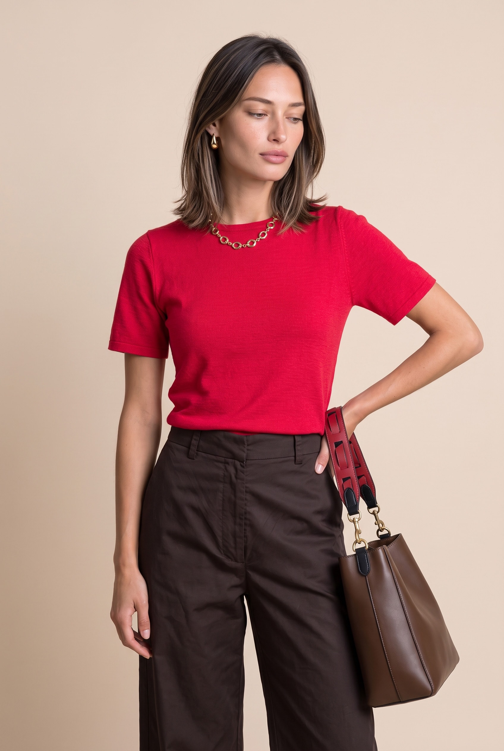 Blusa Tricot Origem New Vermelho