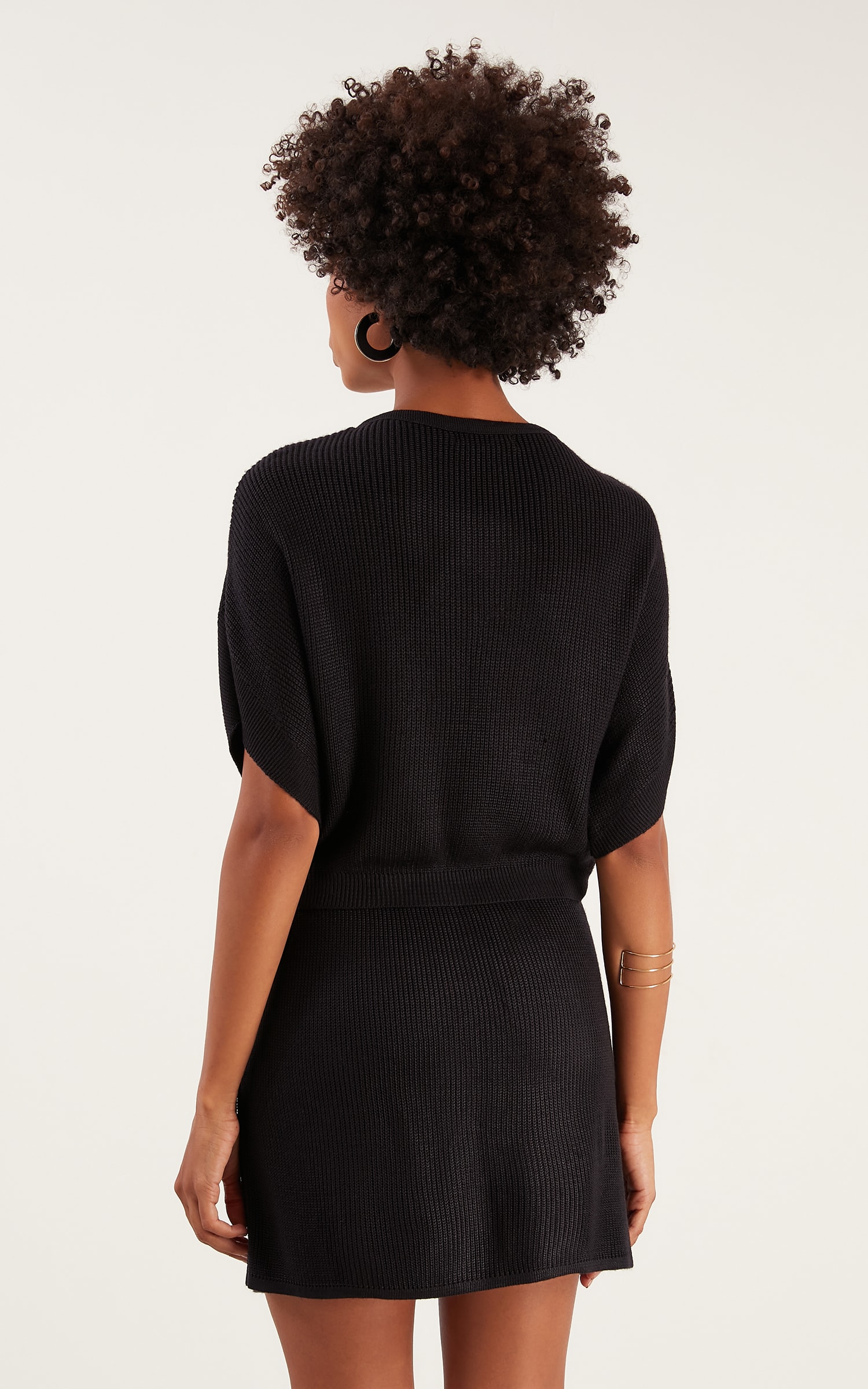Blusa Tricot Peach Preto