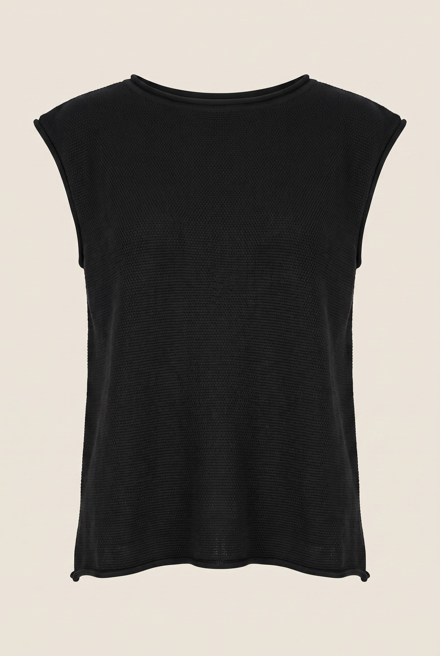 Blusa Tricot Piquet Preto