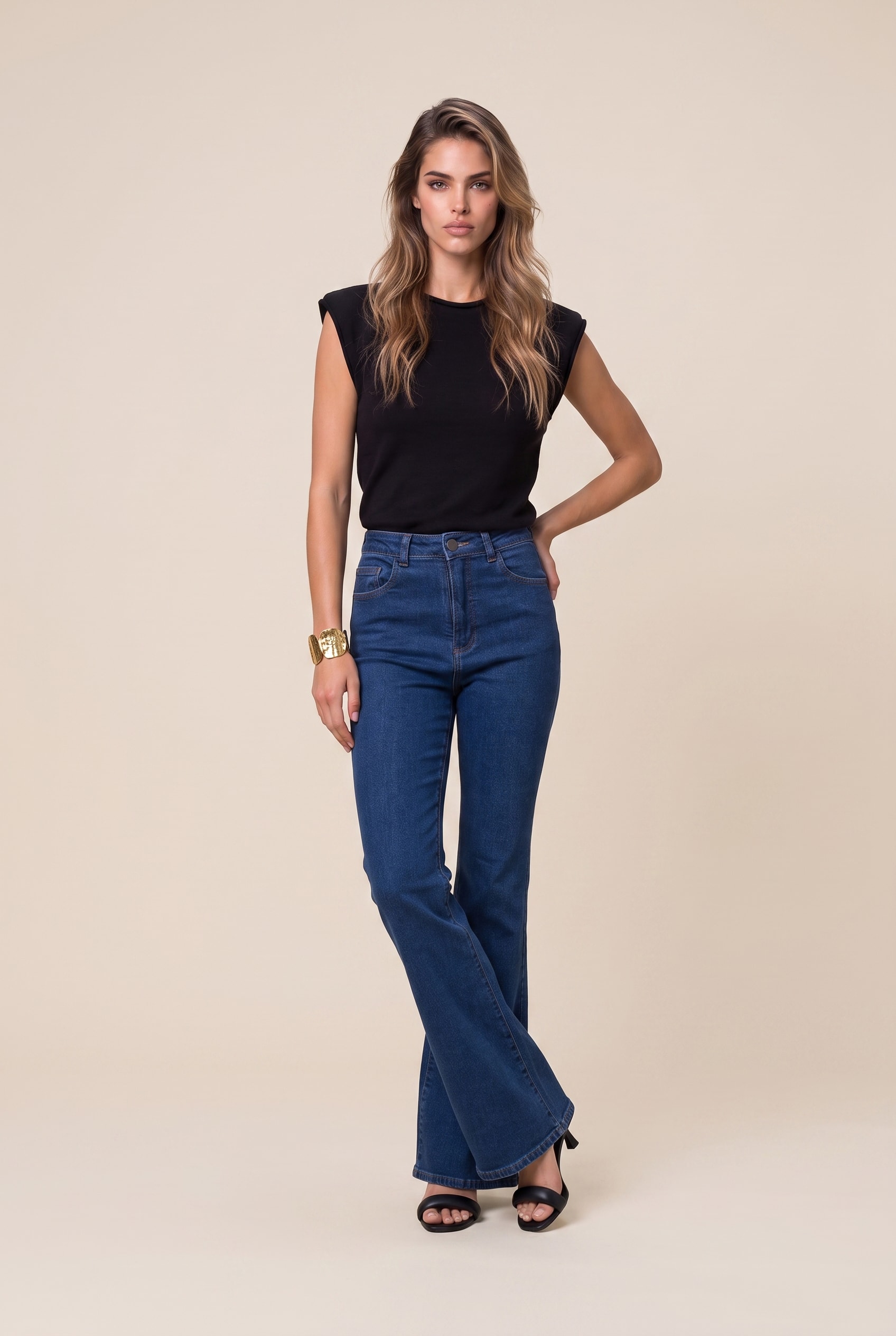 Blusa Tricot Piquet Preto