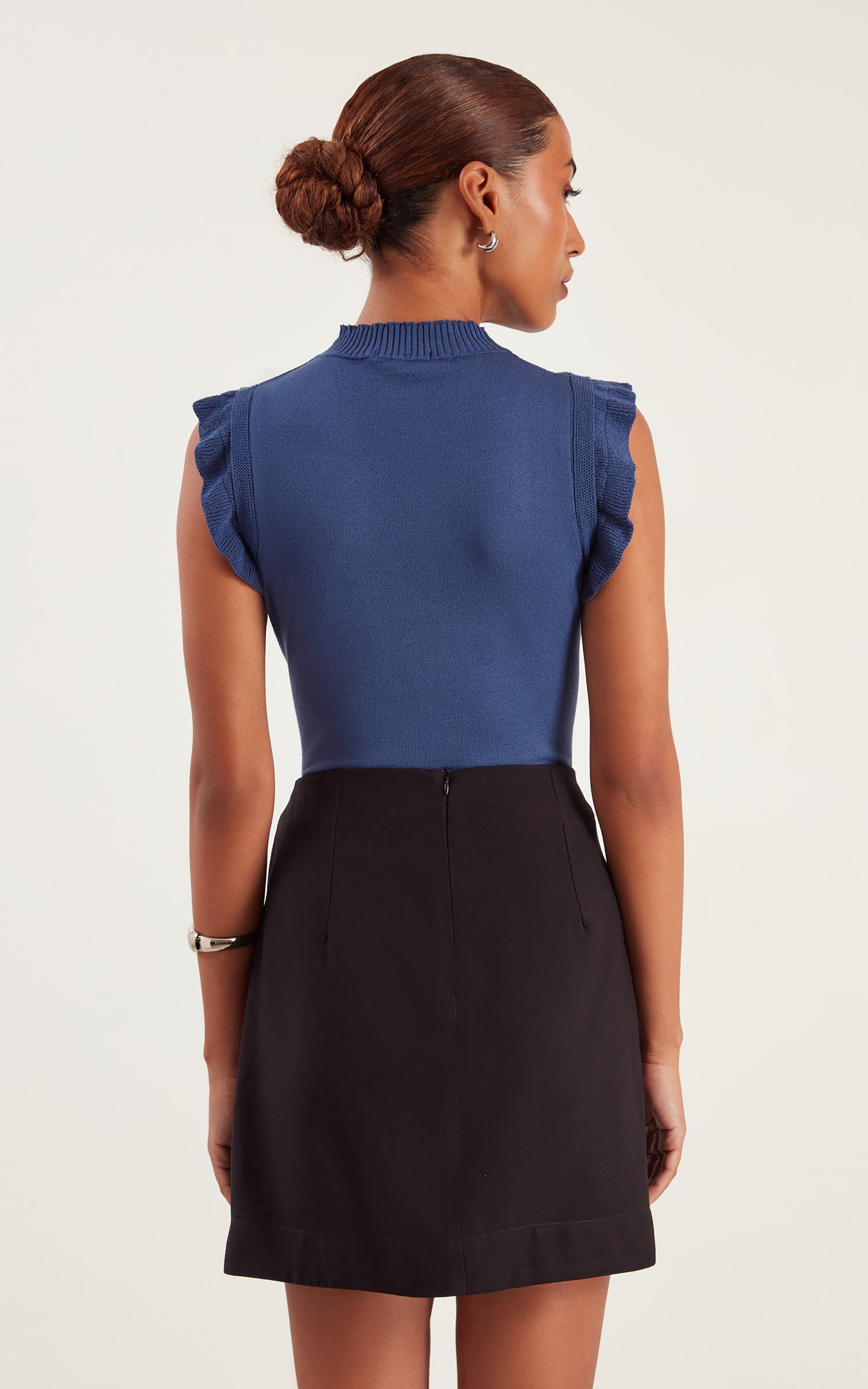 Blusa Tricot Ternura Azul Denim