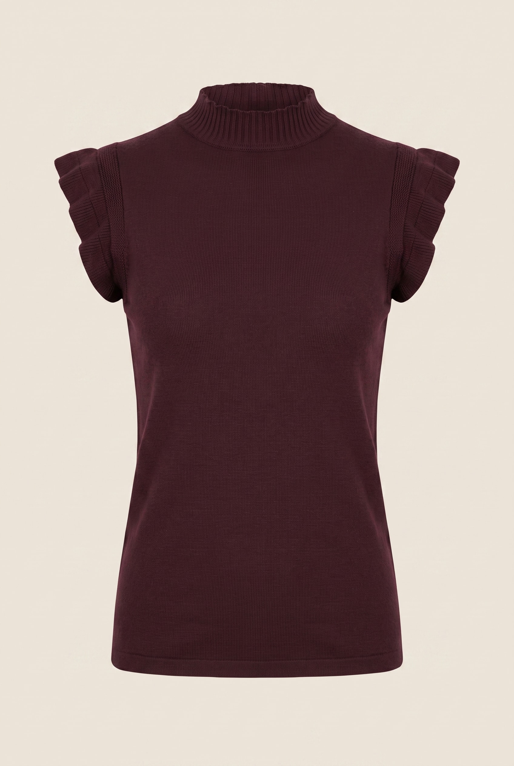 Blusa Tricot Ternura Burgundy
