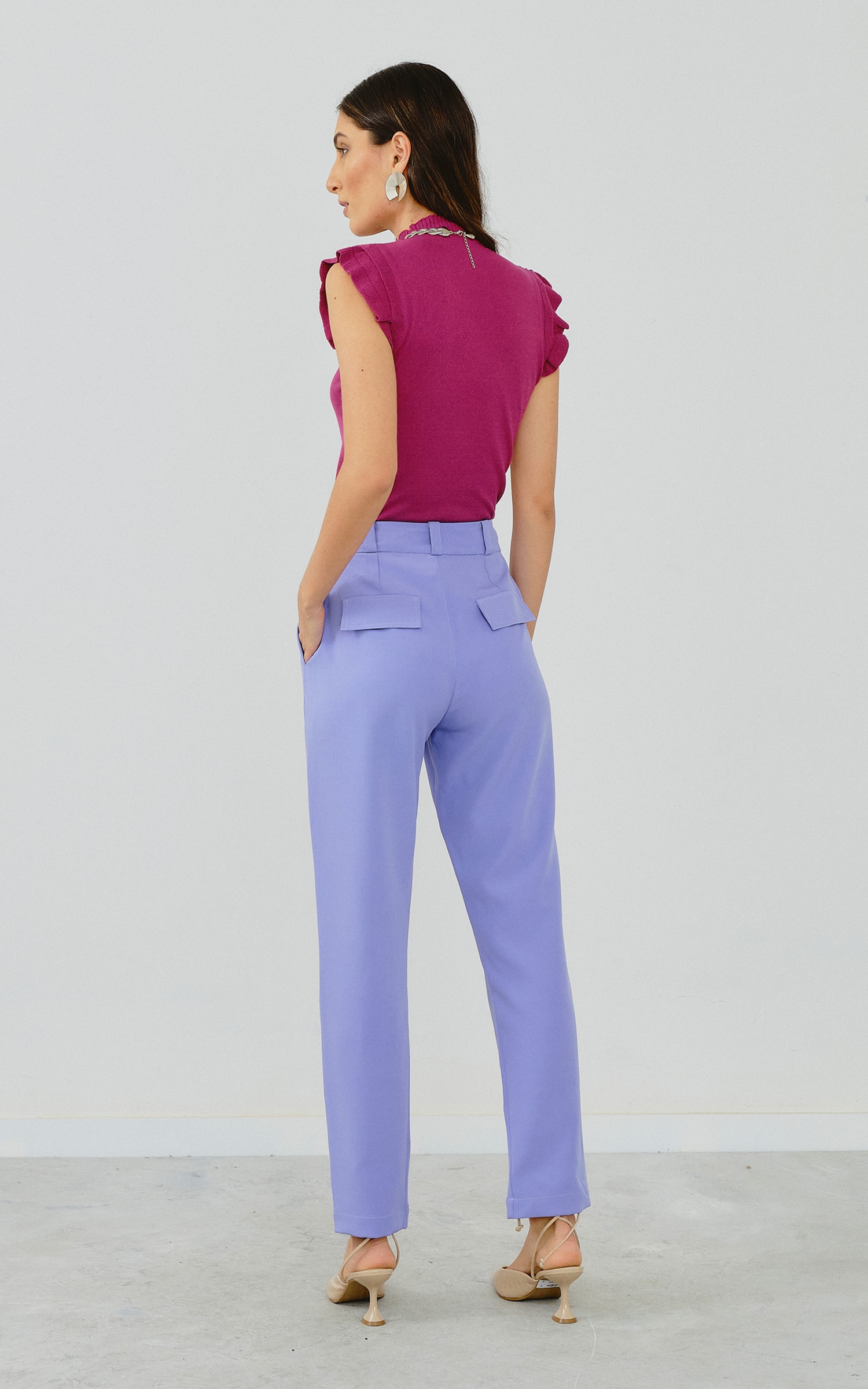 Blusa Tricot Ternura Fúcsia