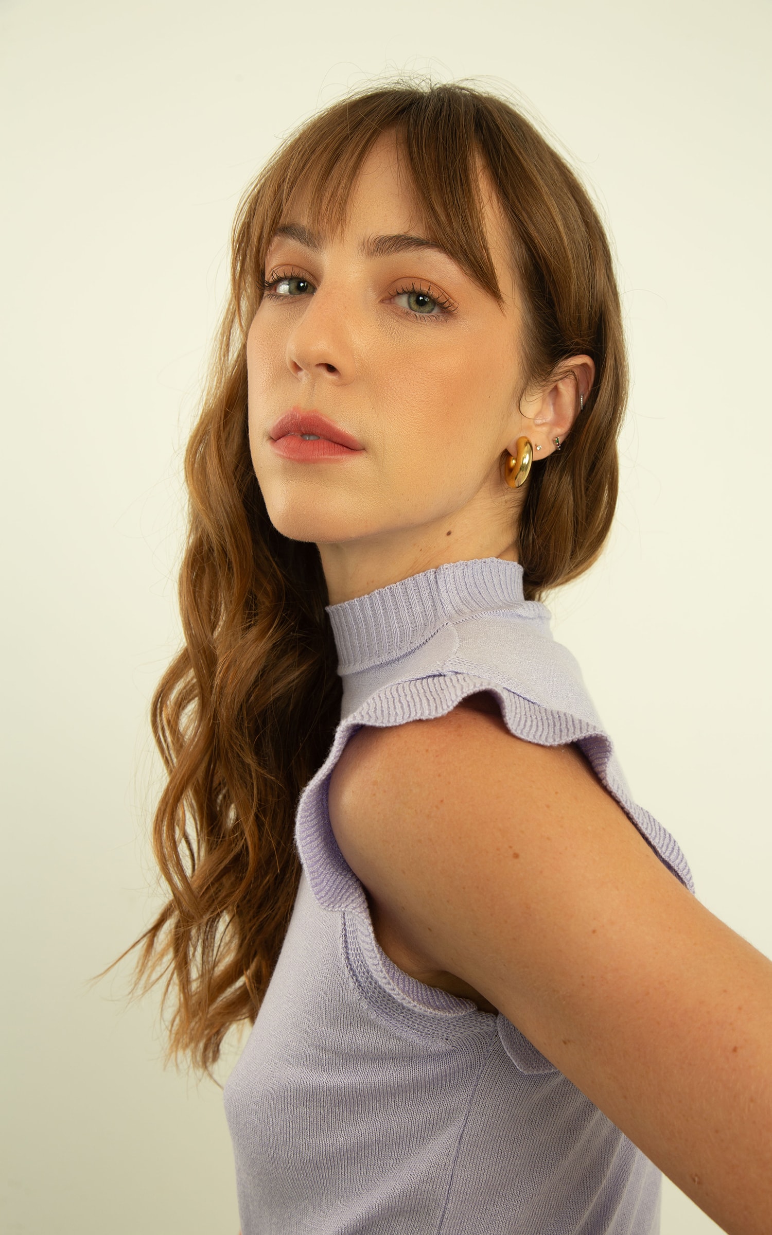 Blusa Tricot Ternura Lilás
