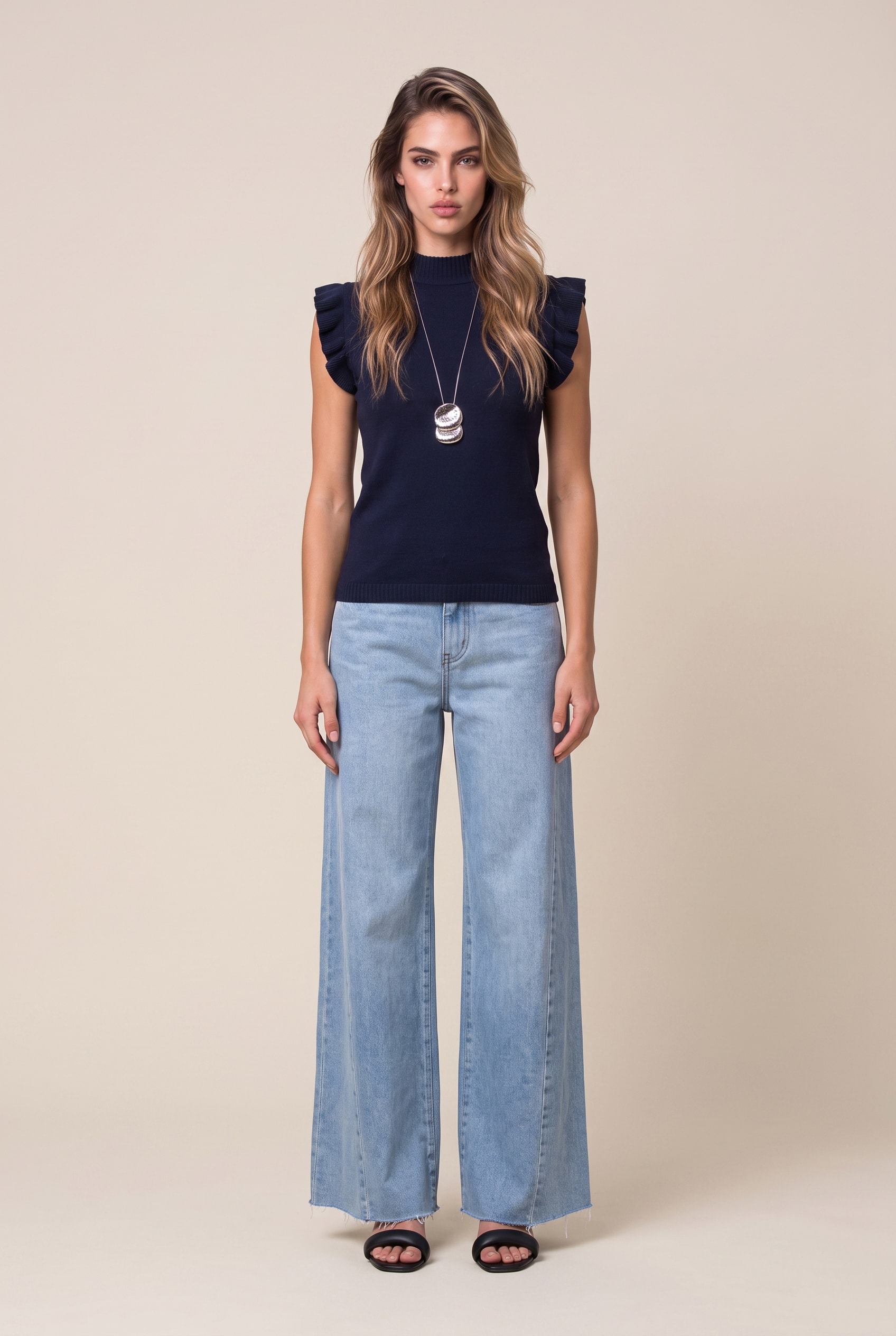 Blusa Tricot Ternura Marinho