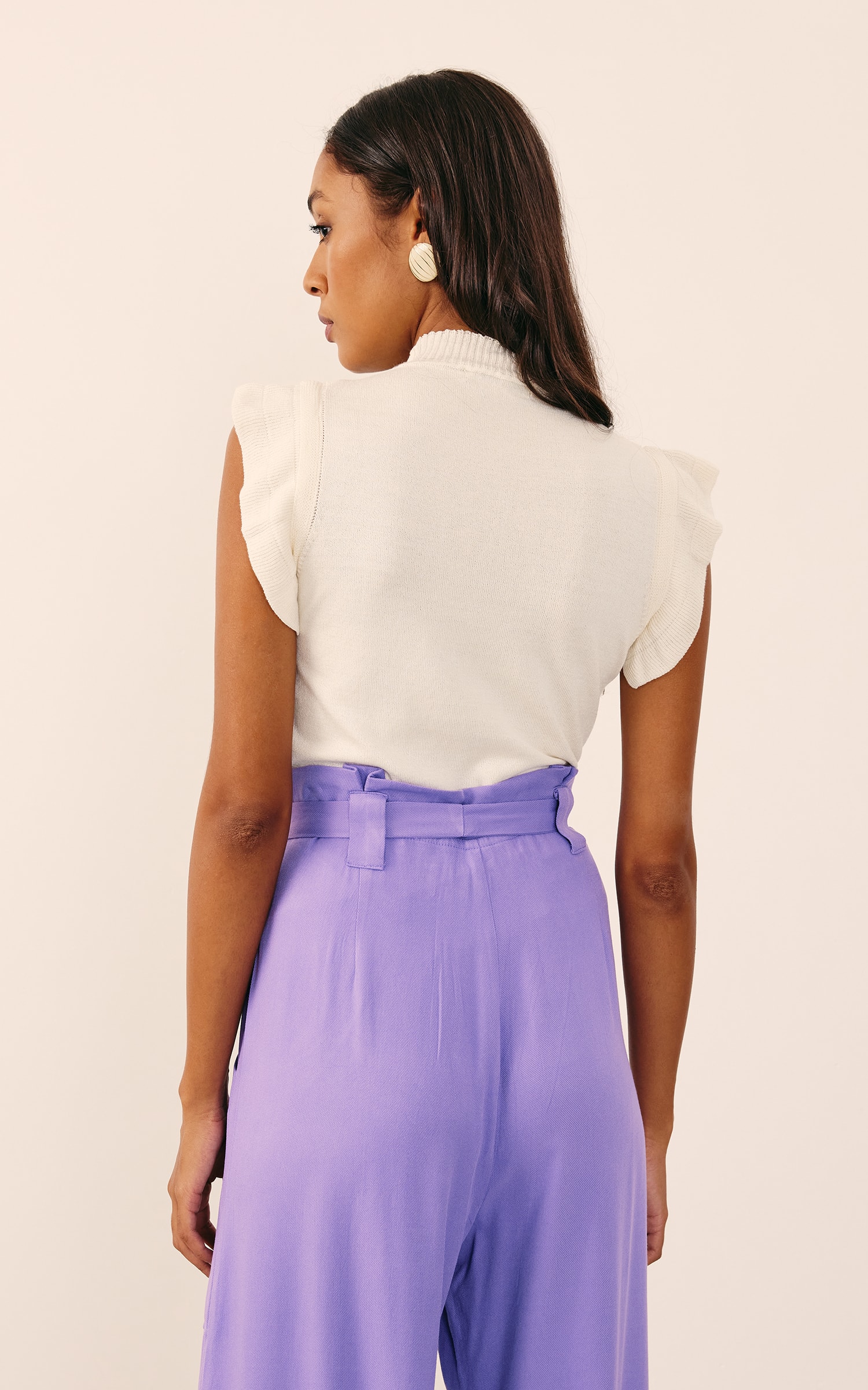 Blusa Tricot Ternura Off White
