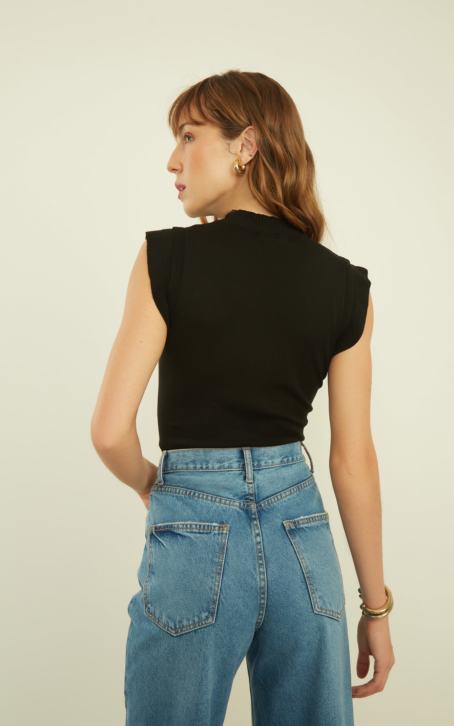 Blusa Tricot Ternura Preto