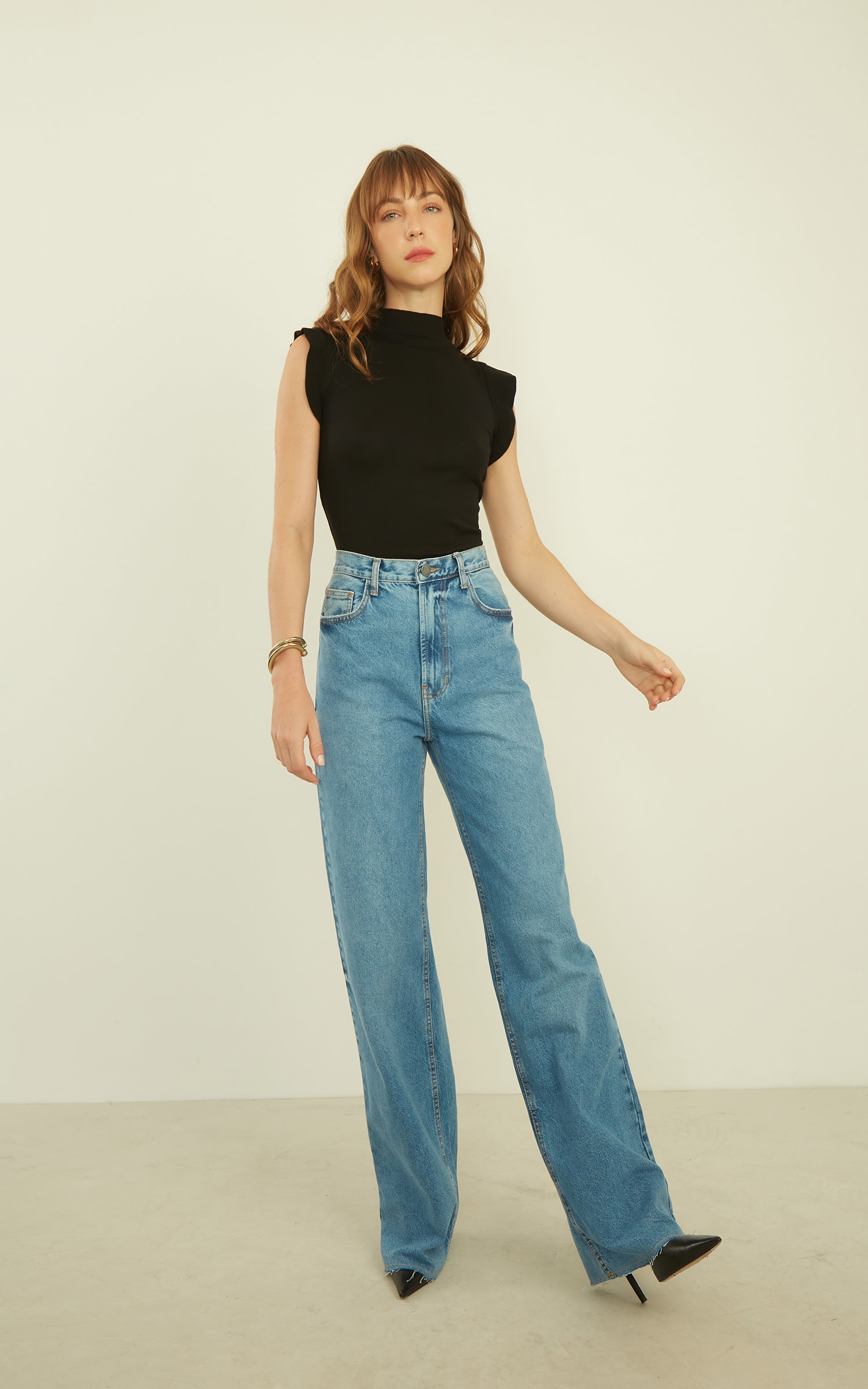 Blusa Tricot Ternura Preto