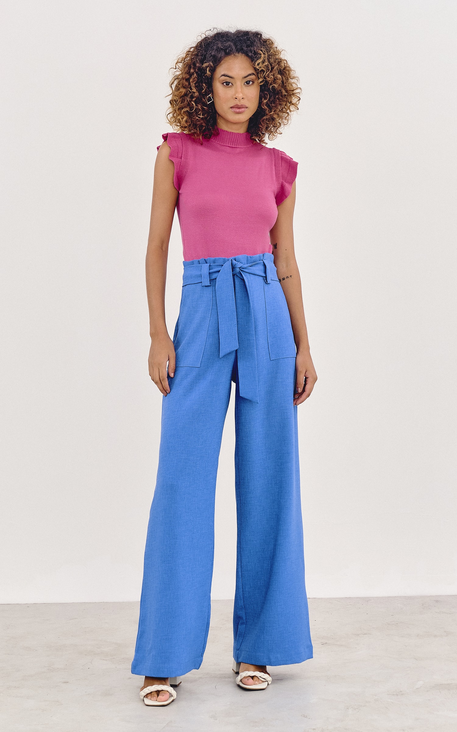 Blusa Tricot Ternura Rosa