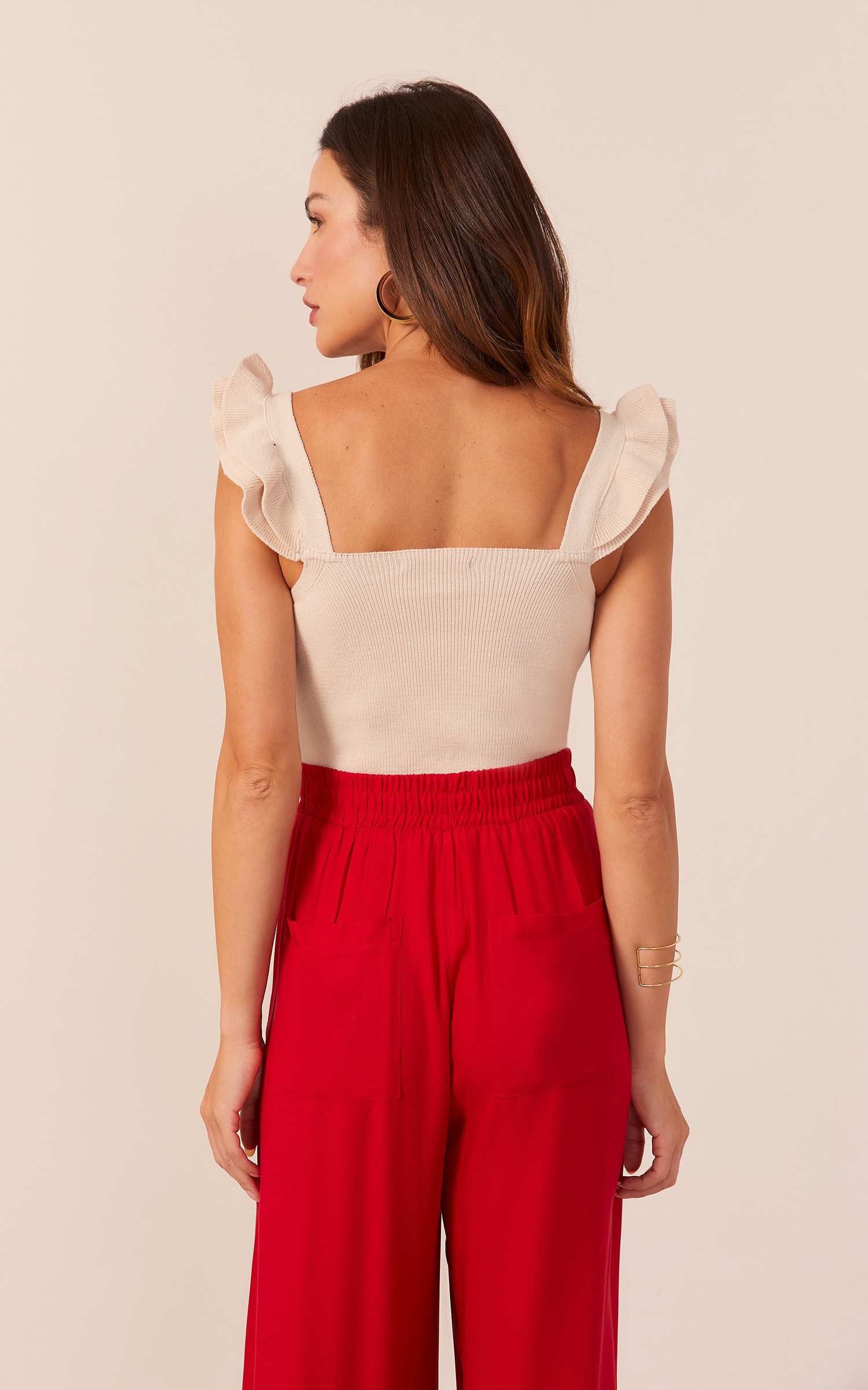 Blusa Tricot Ternura Summer Areia