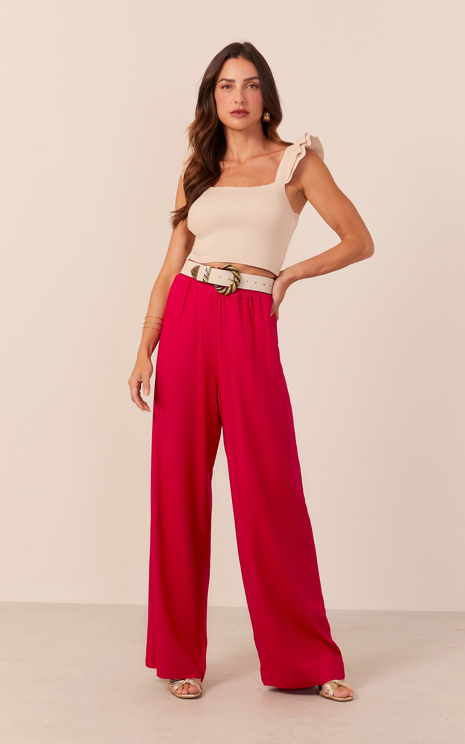 Blusa Tricot Ternura Summer Areia