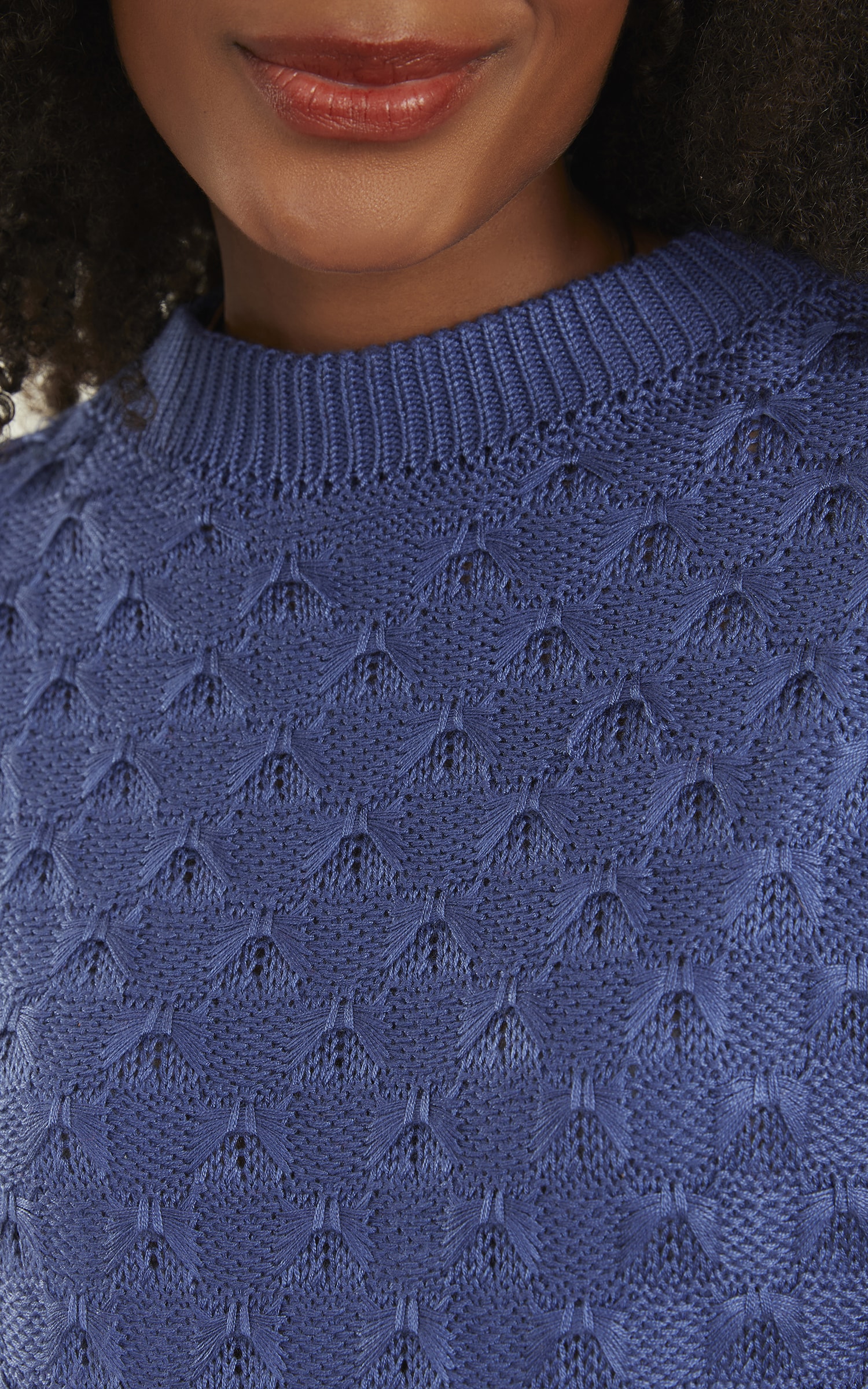 Blusa Tricot Wish Azul