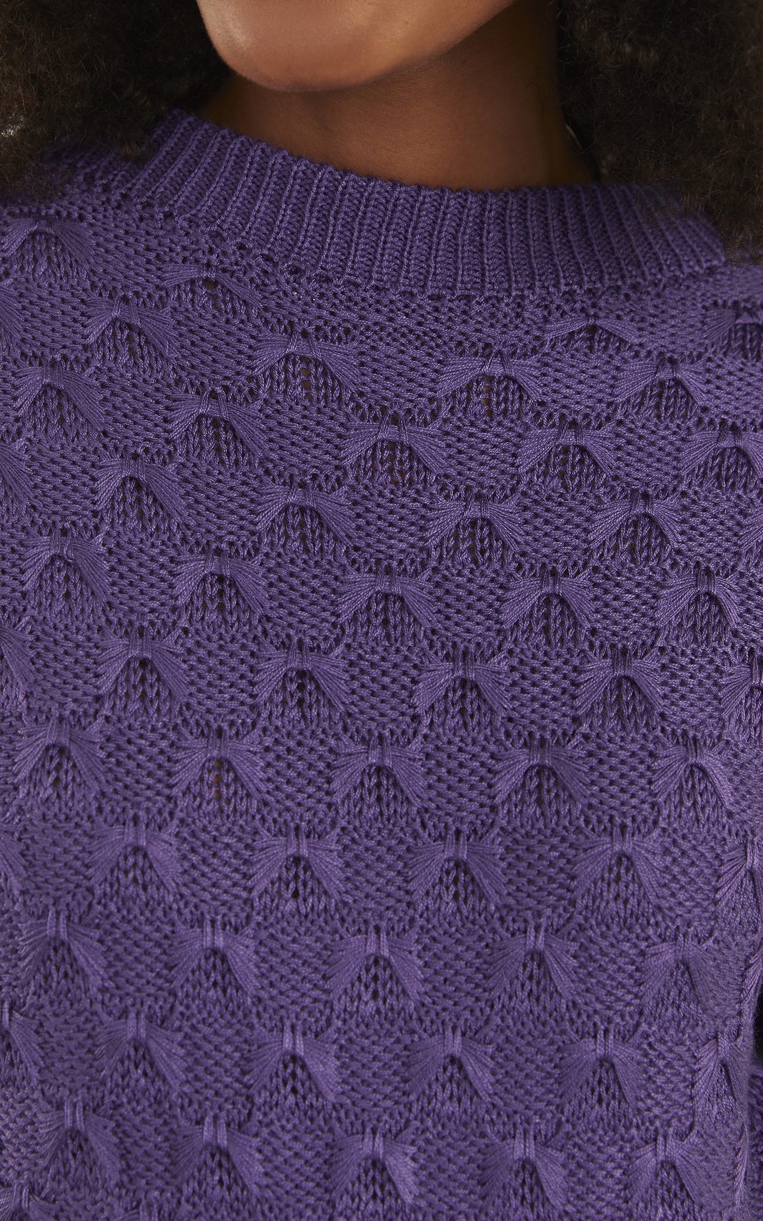 Blusa Tricot Wish Roxo