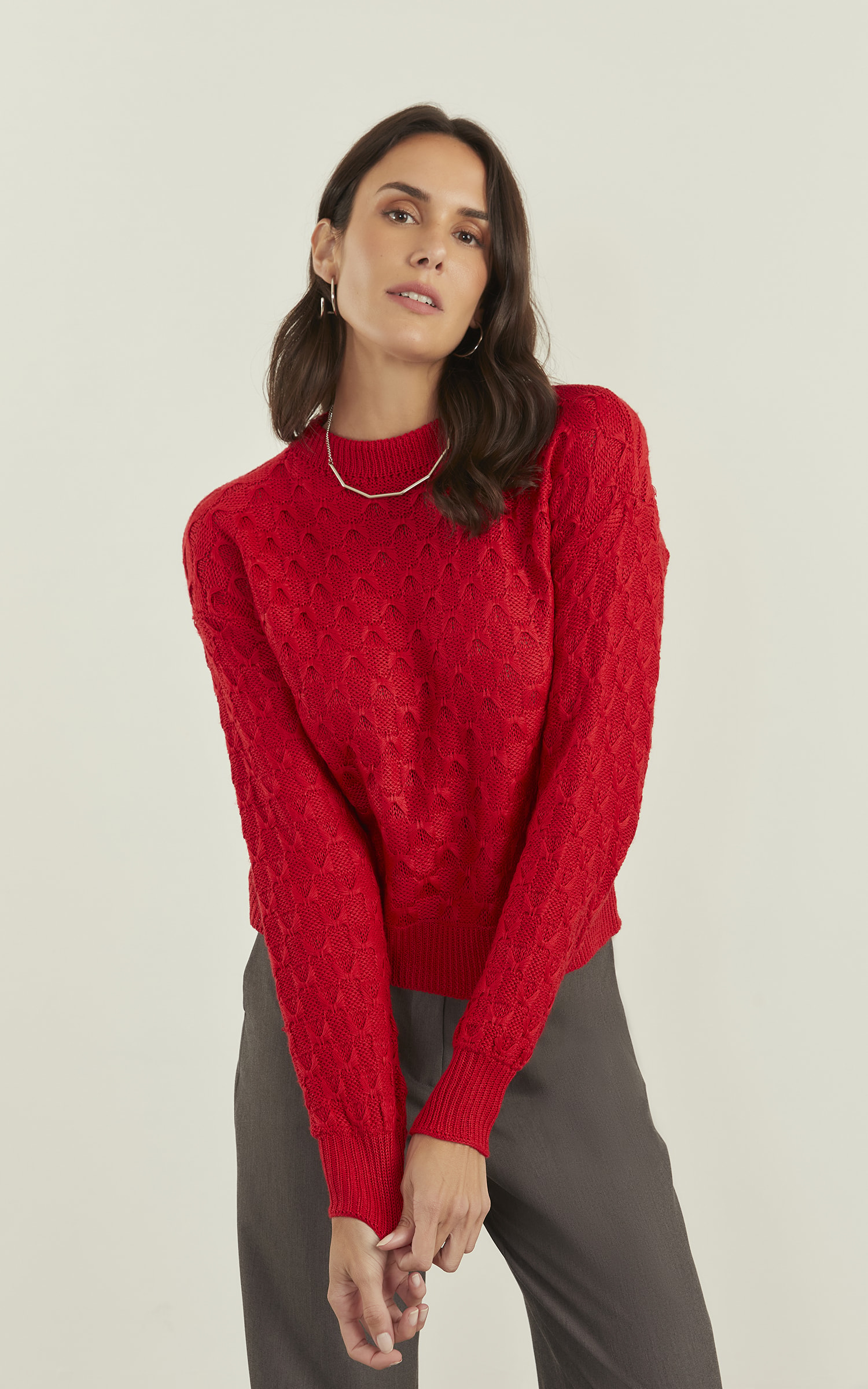 Blusa Tricot Wish Vermelho