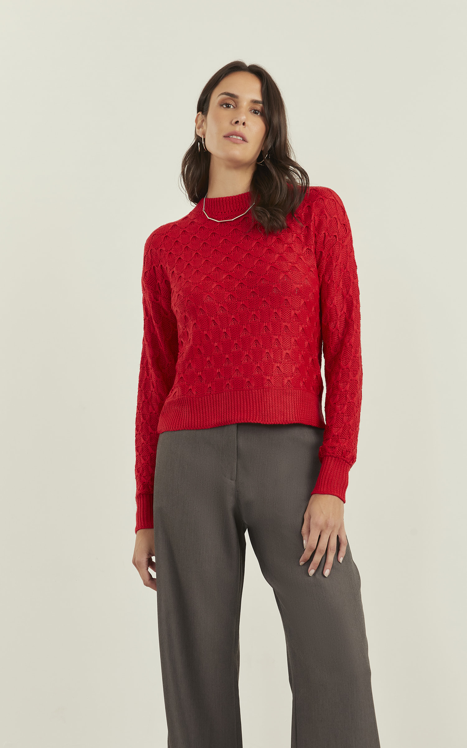 Blusa Tricot Wish Vermelho