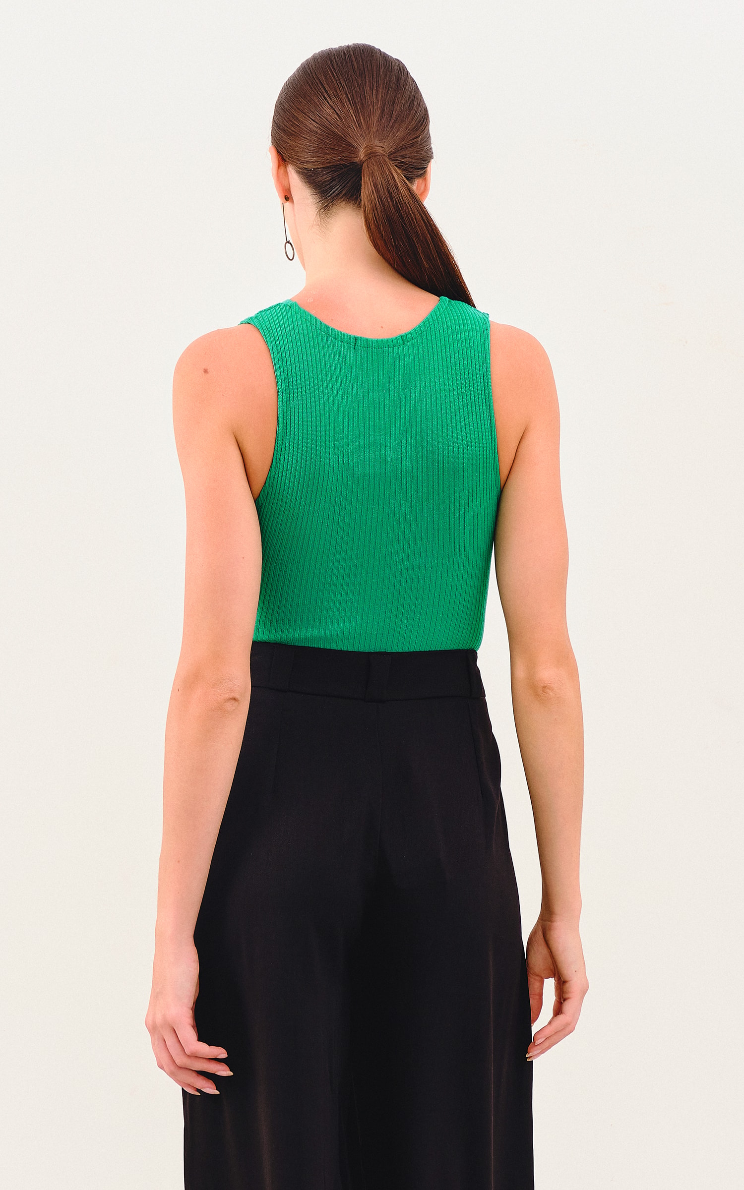 Body Tricot Amour Verde Bandeira
