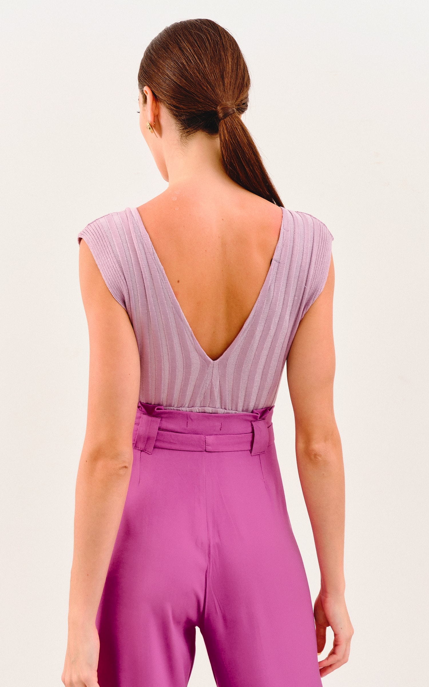 Body Tricot Casual Lavanda