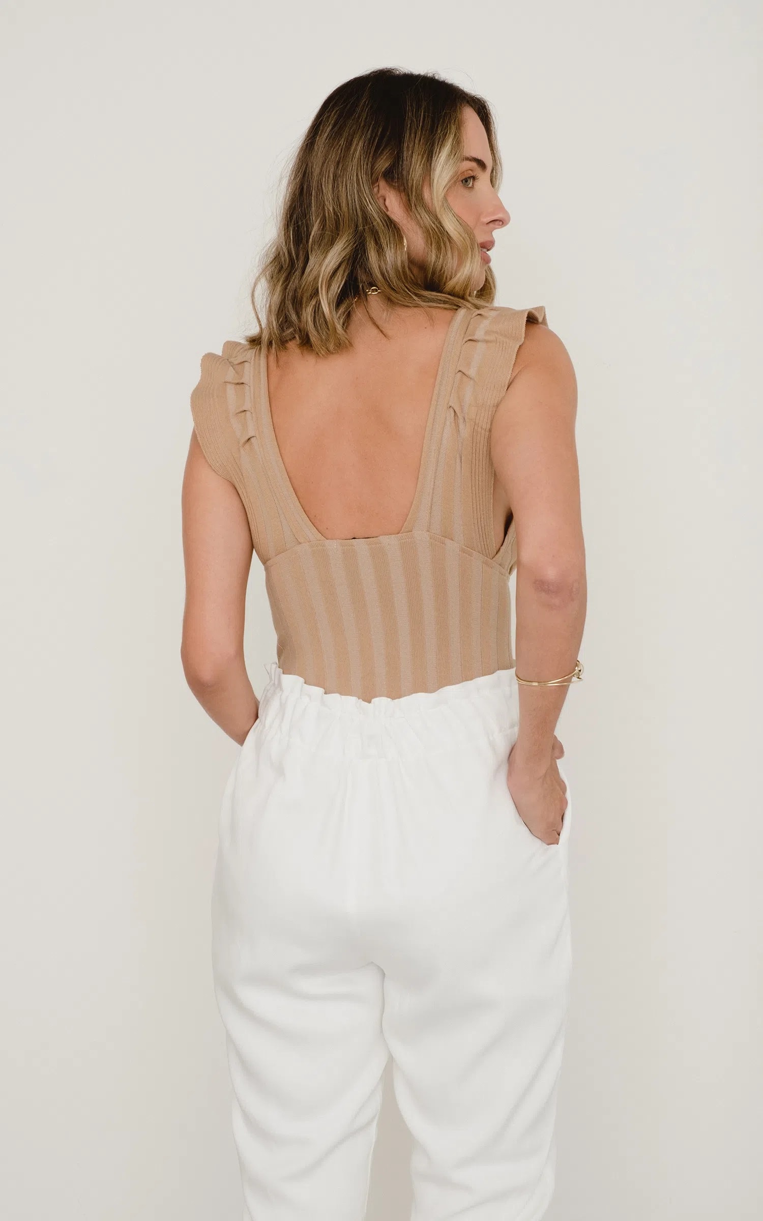 Body Tricot Flow Areia