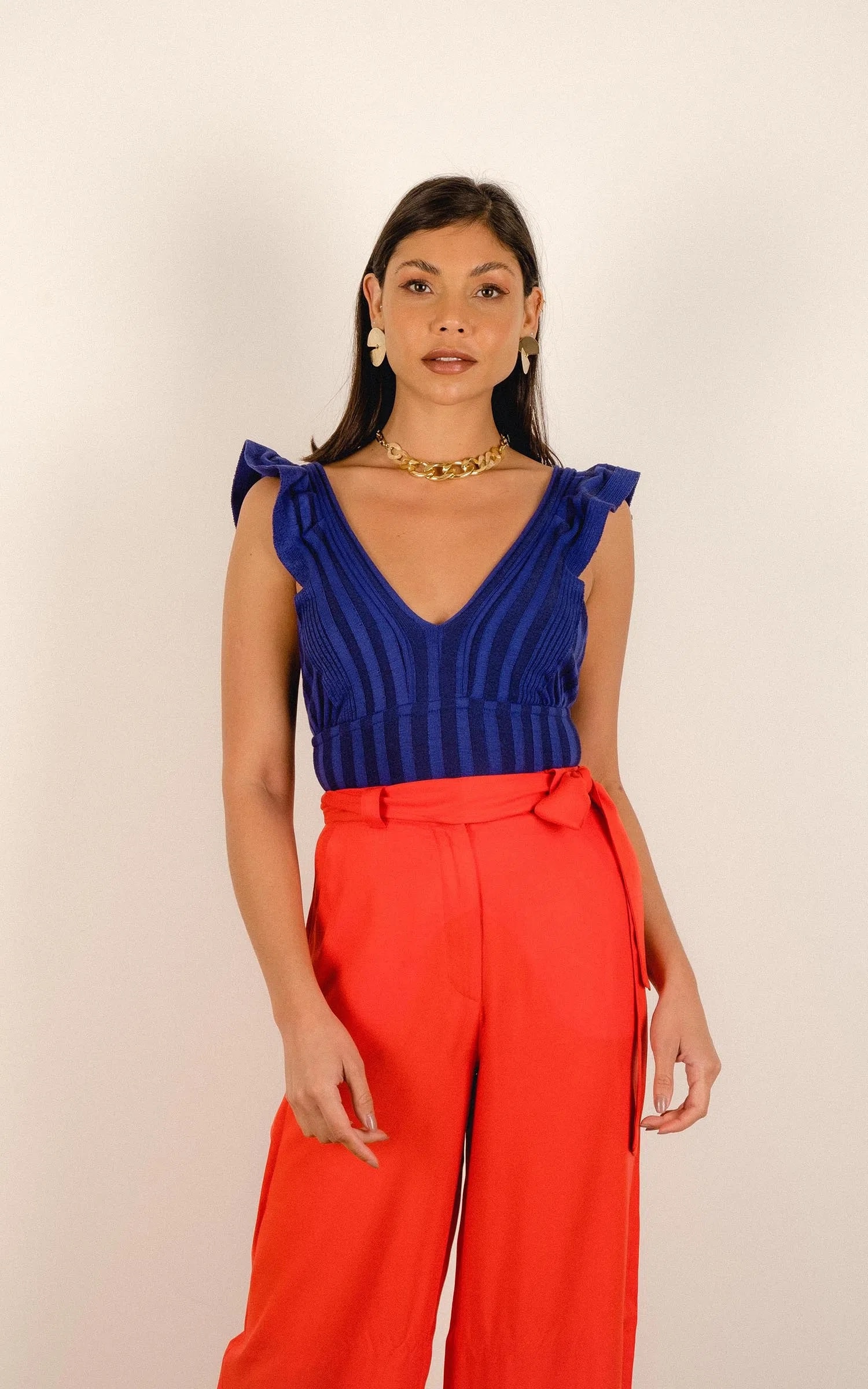 Body Tricot Flow Marinho