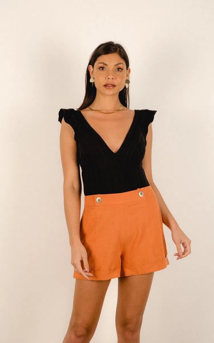 Body Tricot Flow Preto