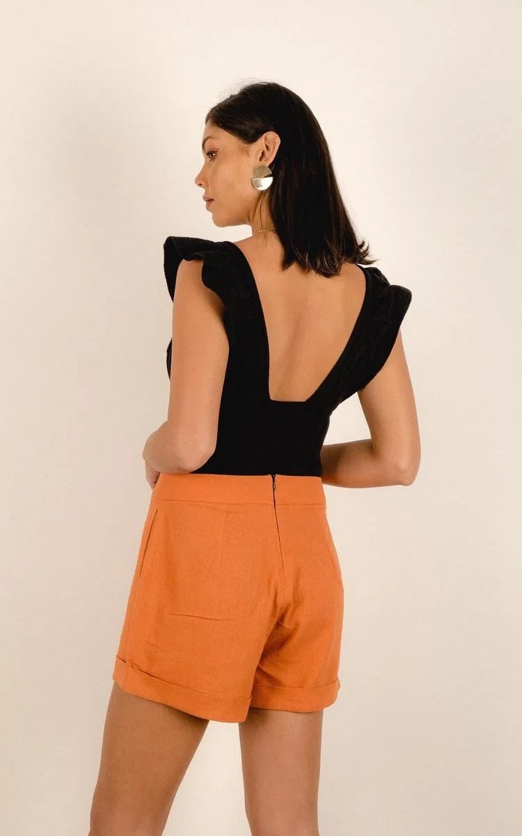 Body Tricot Flow Preto