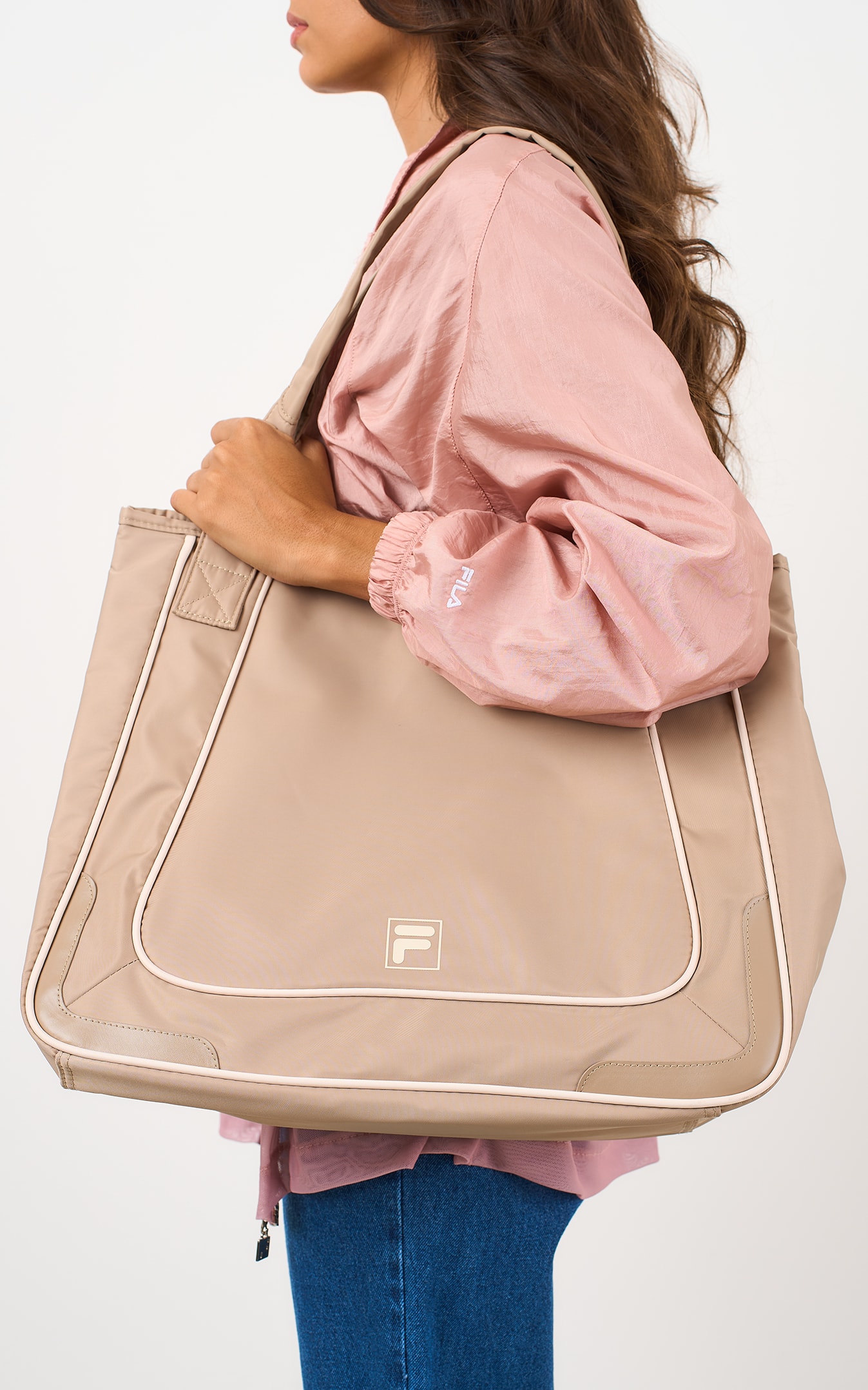 Bolsa de Ombro Fila Areia