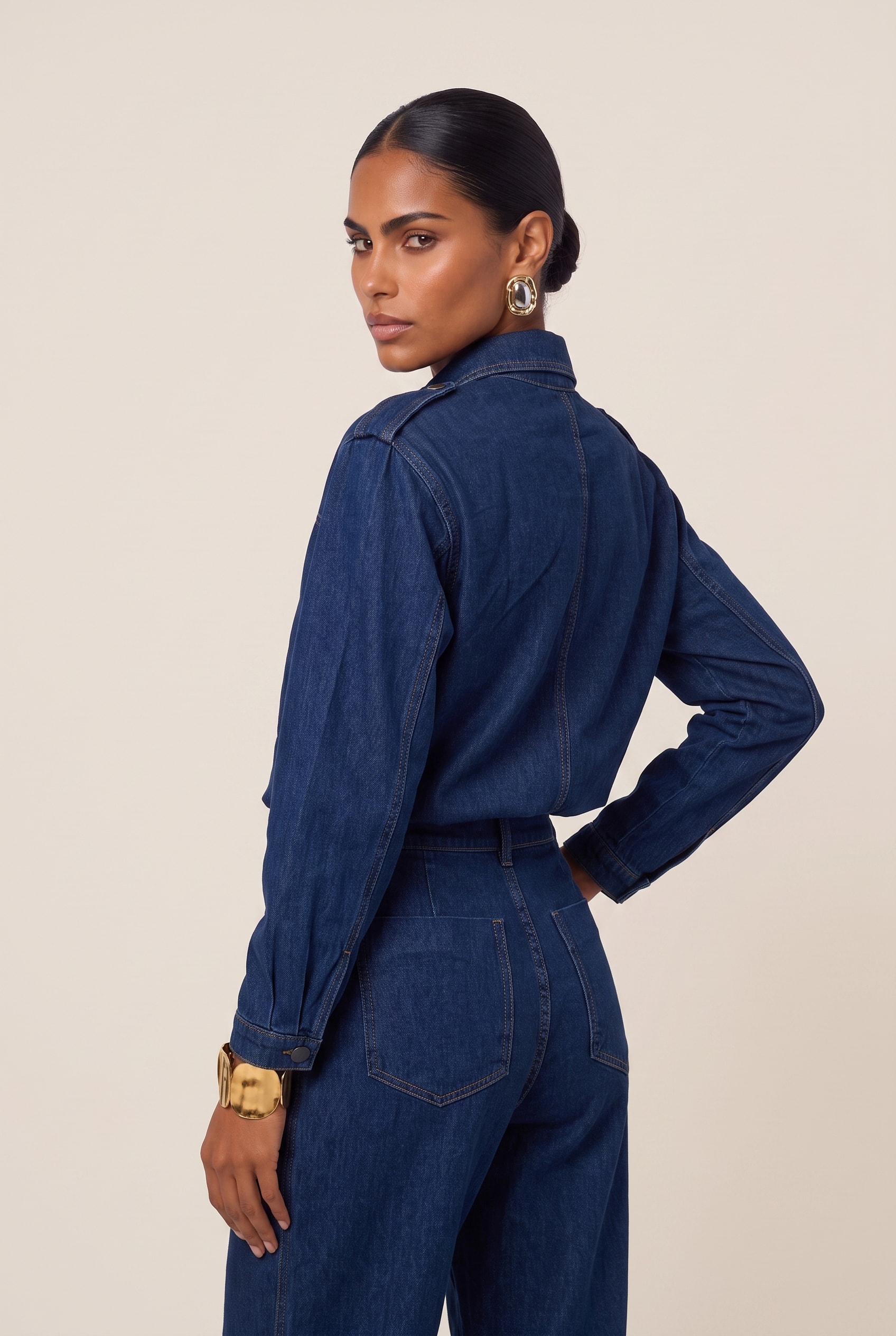 Bomber Dust Jeans Escuro