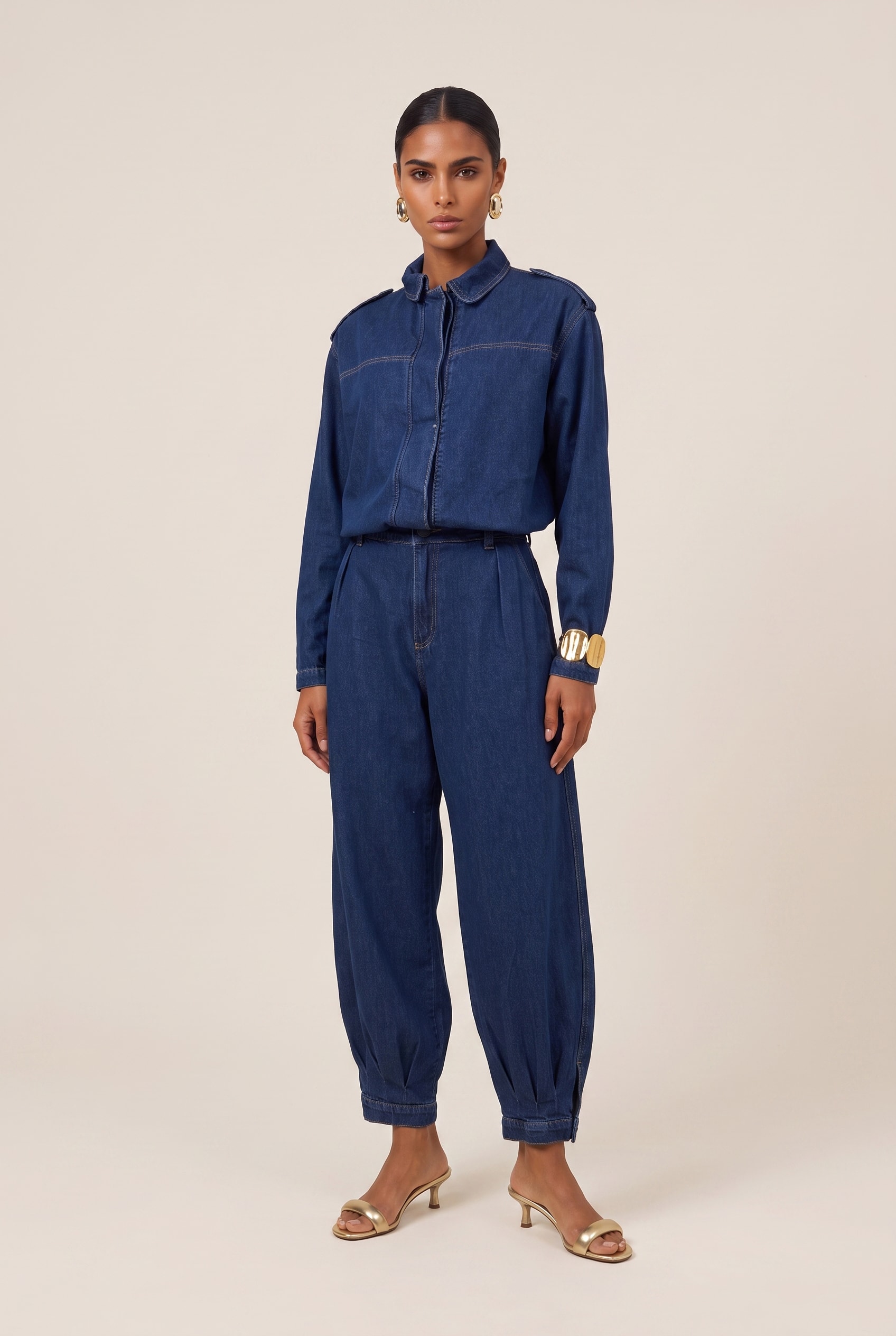Bomber Dust Jeans Escuro