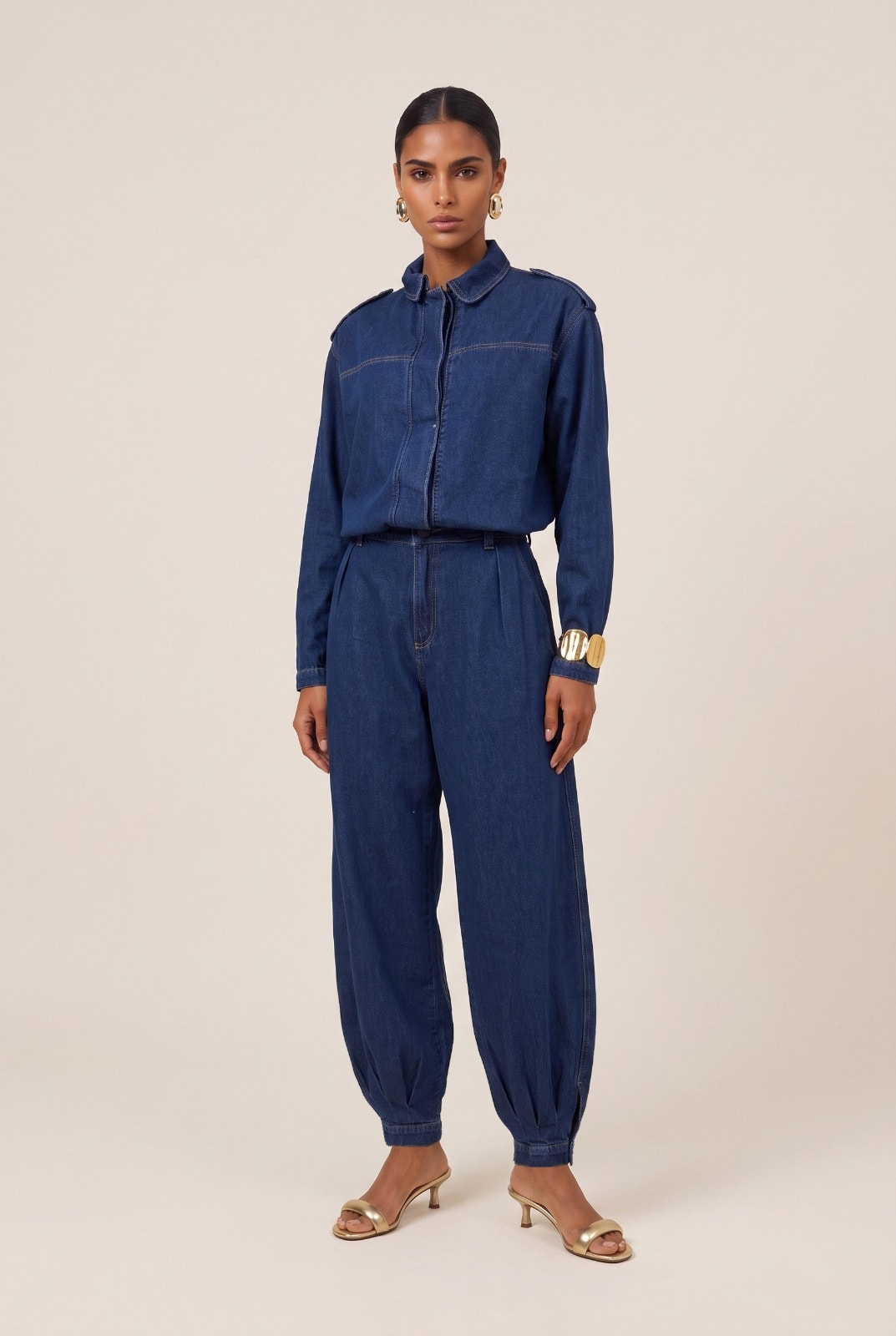 Bomber Dust Jeans Escuro