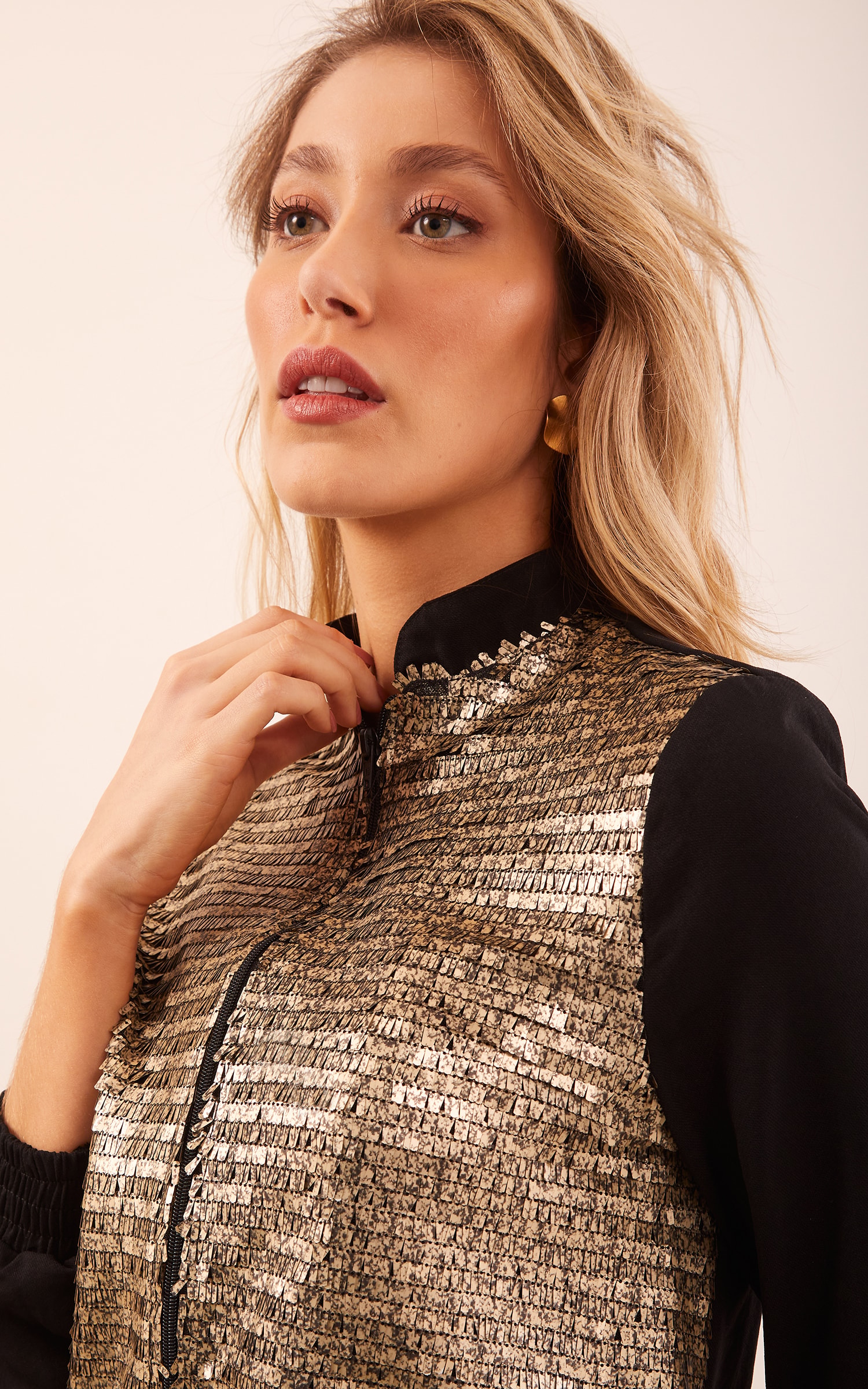 Bomber Golden Dourado
