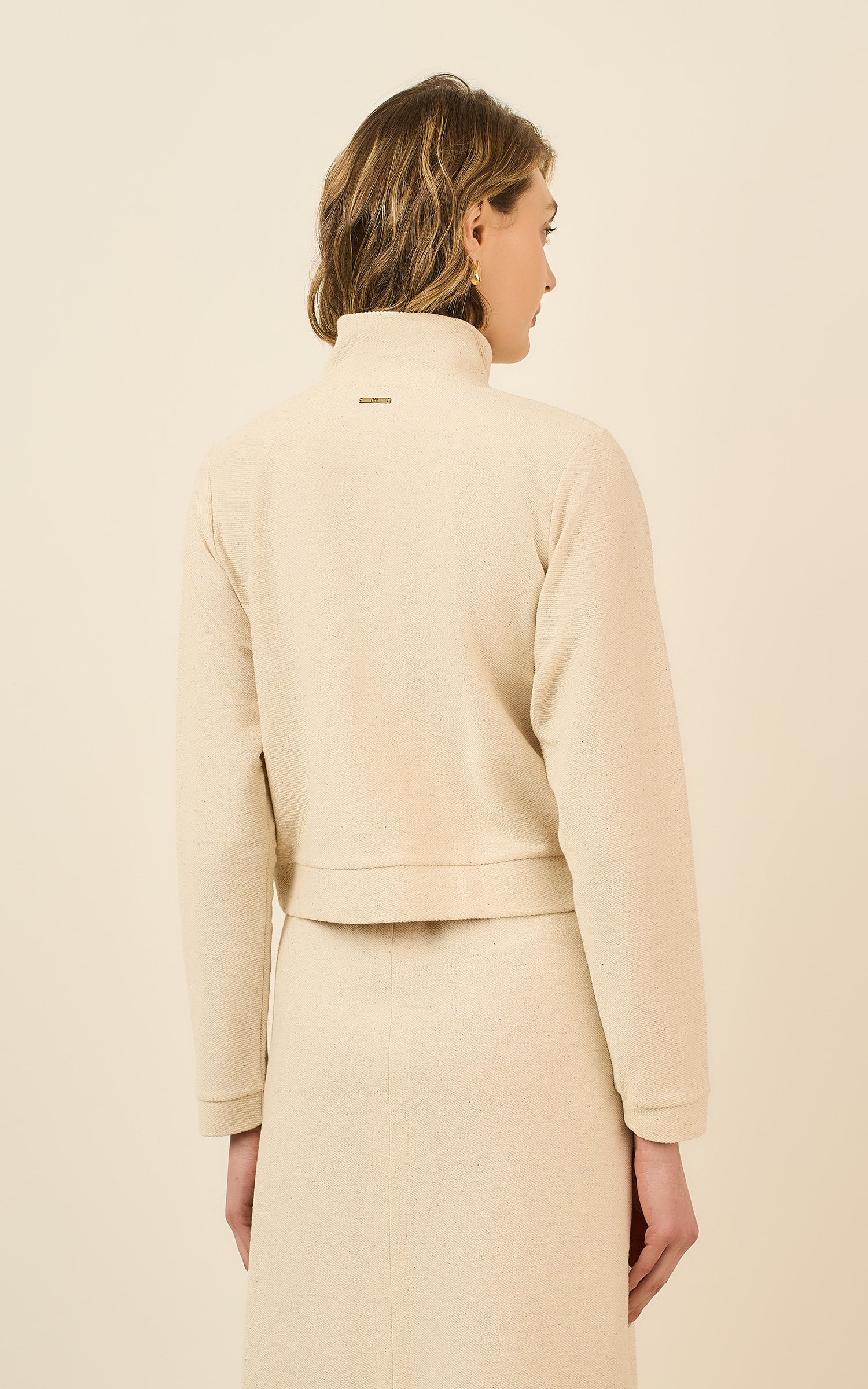 Bomber Moleton Ring Off White